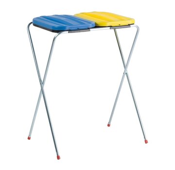Afvalzakhouder 120 liter - Duo - Geel en Blauw