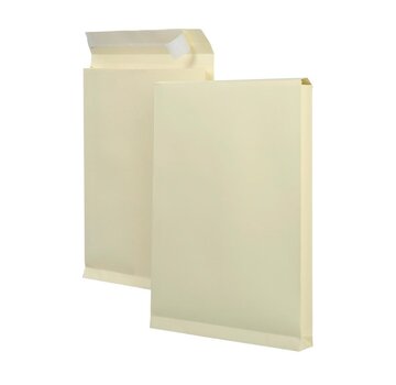 Monsterzakenveloppen 229 x 324 x 38 mm - Monsterzak C4 - Crème kleur - Doos met 125 stuks