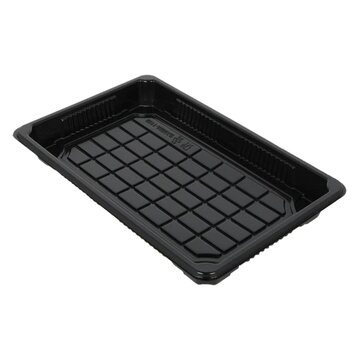 Sushi tray zwart PS – 216 x 133 x 22 mm – Doos van 400 stuks