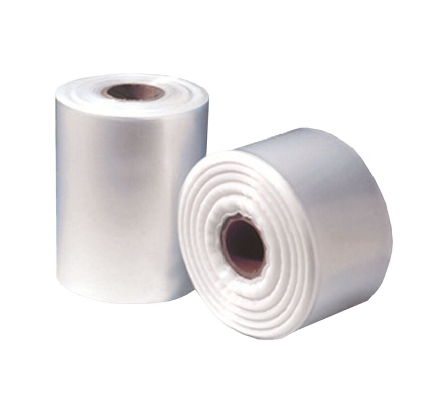 Buisfolie LDPE 20 cm - 100 my transparant - Rol van 10 kg