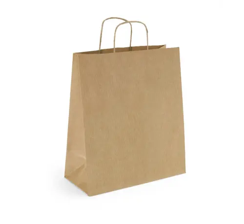 Specipack Sacs en papier - 32 x 12 x 41 cm - Cordon torsadé - 200 pièces