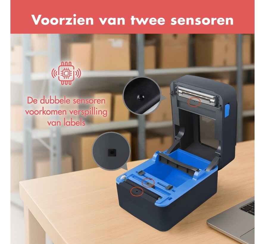 Imprimante d'étiquettes d'expédition Specipack LB-110 - Convient à toutes les étiquettes d'expédition PostNL, DHL, DPD ou GLS