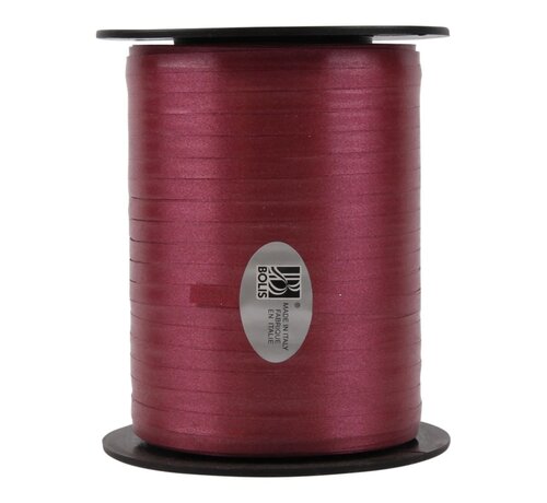 Ruban à friser Splendene 5 mm Bordeaux - 500 mètres