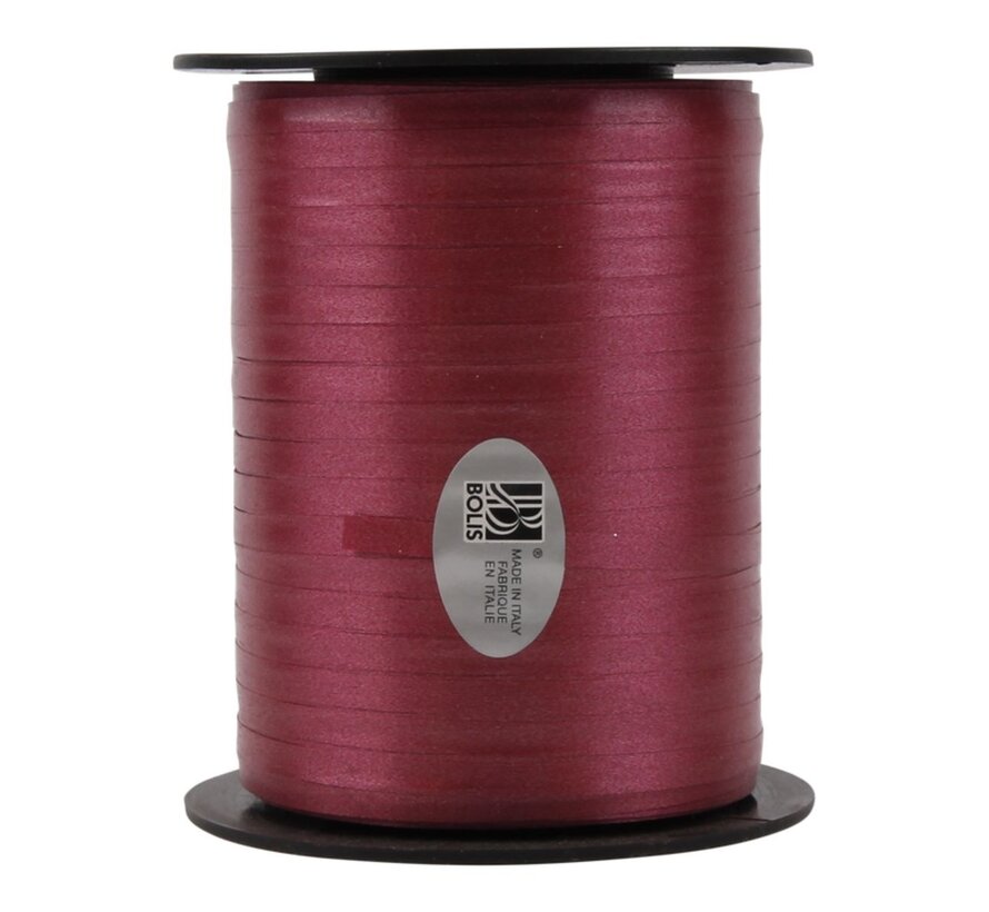 Ruban à friser Splendene 5 mm Bordeaux - 500 mètres