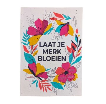 Specipack Groeipapier bedrukken 100 stuks A6 120 grams bloemenmix