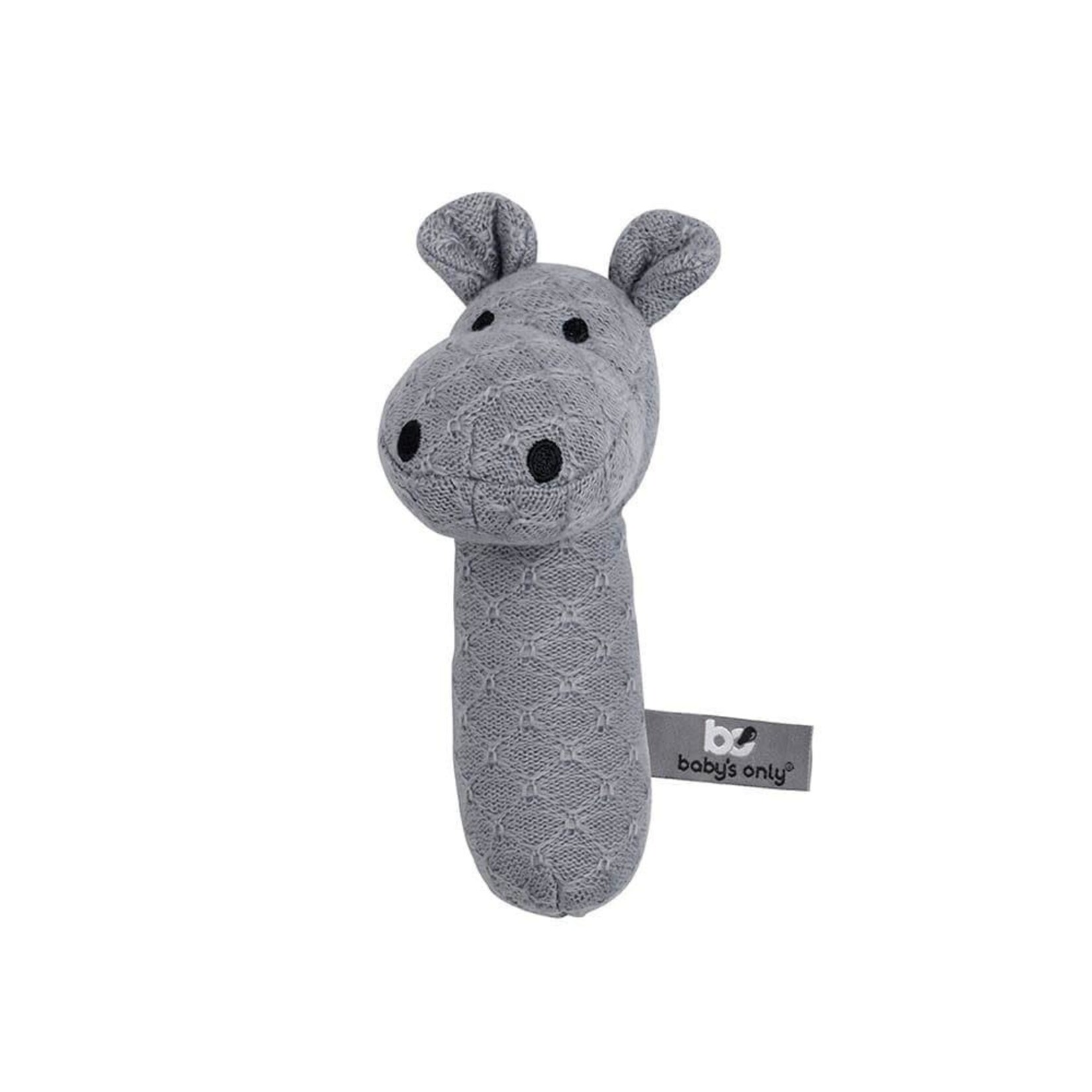 Baby's Only Baby's Only - Rammelaar nijlpaard grijs