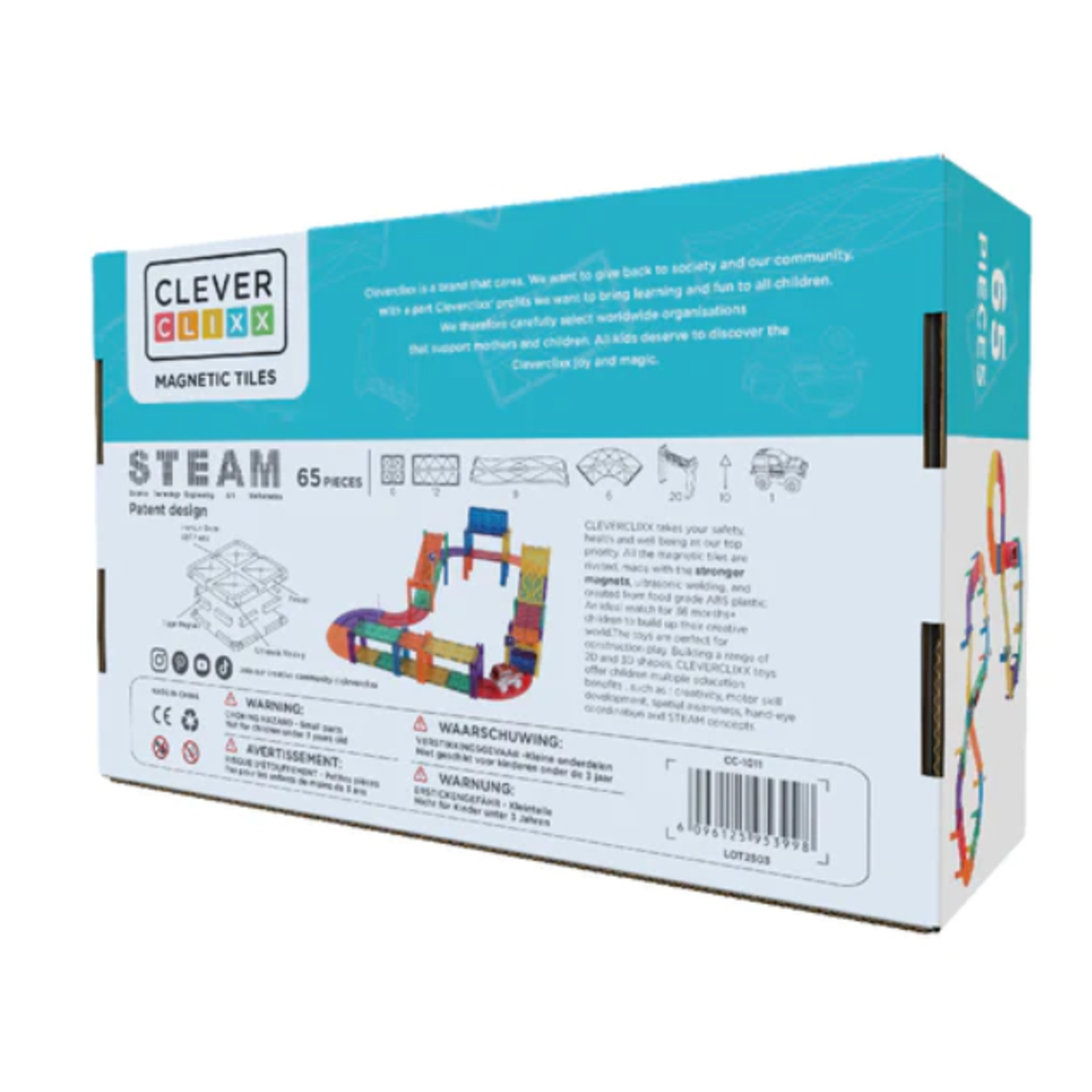 Cleverclixx Cleverclixx - Race Track Intense | 65 Stuks