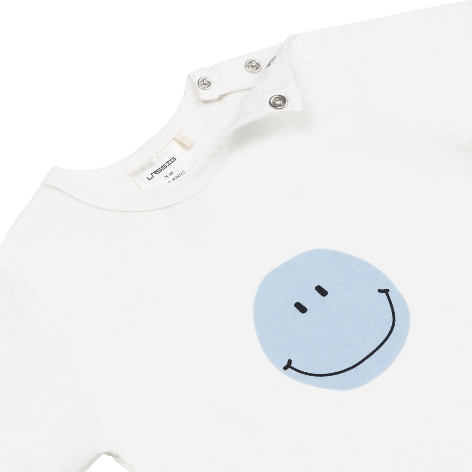 Lassig Lässig - Short Sleeve Set GOTS Smile milky