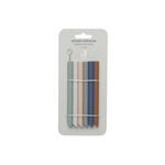 Jollein Jollein - Siliconen Rietjes Multicolour (6pack)
