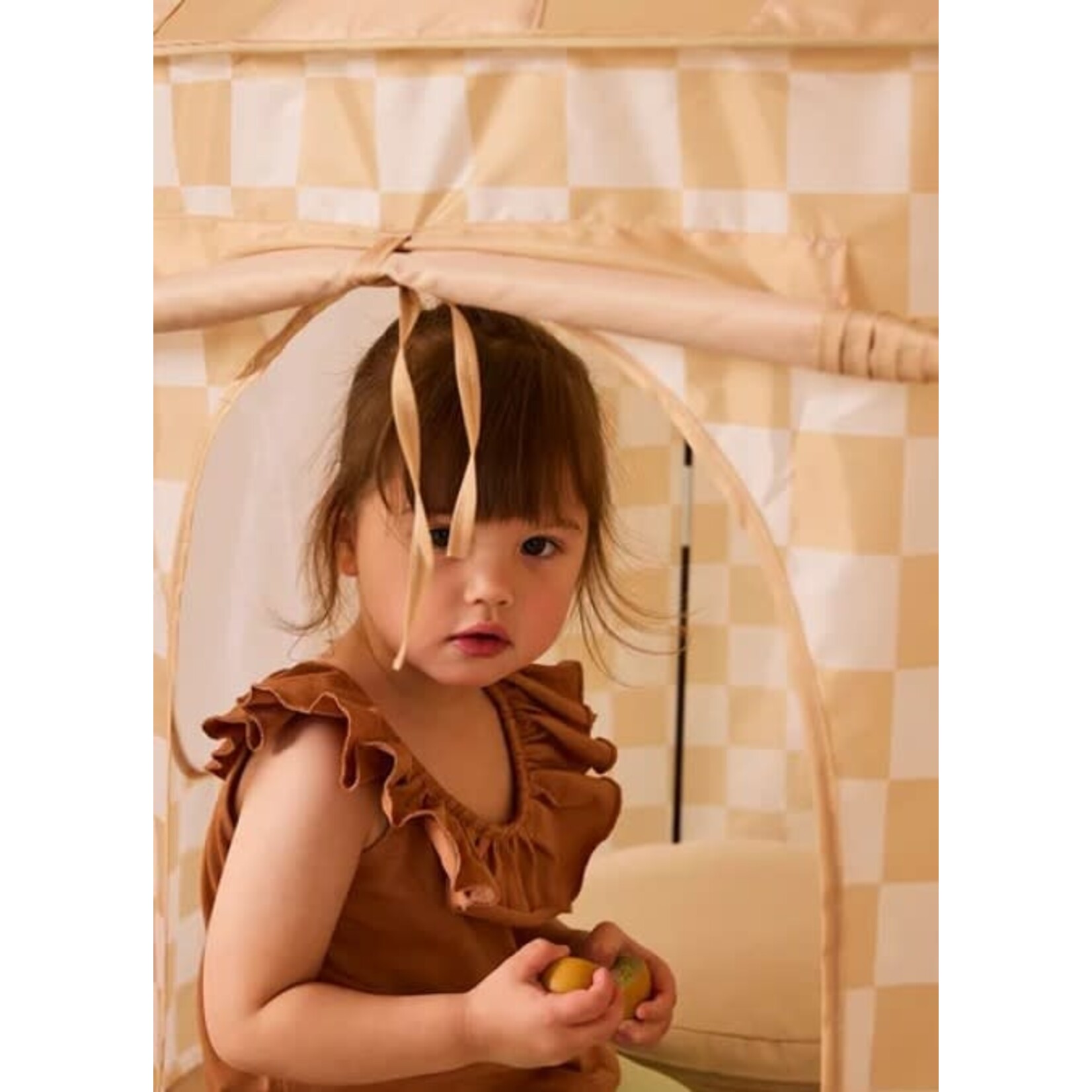 Kid's concept Kid's Concept - Speeltent Check Yellow