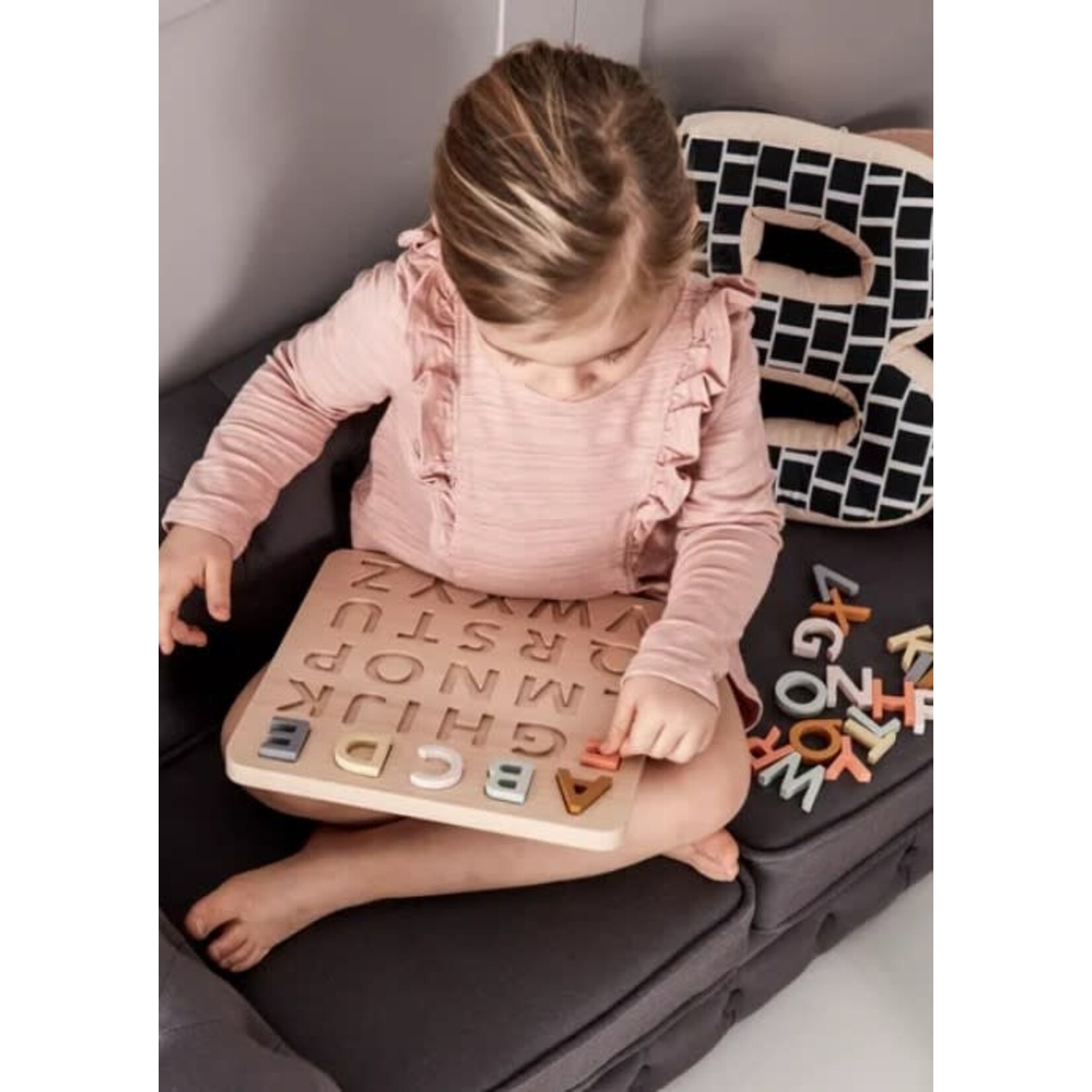 Kid's concept Kid's Concept - Houten puzzel - ABC