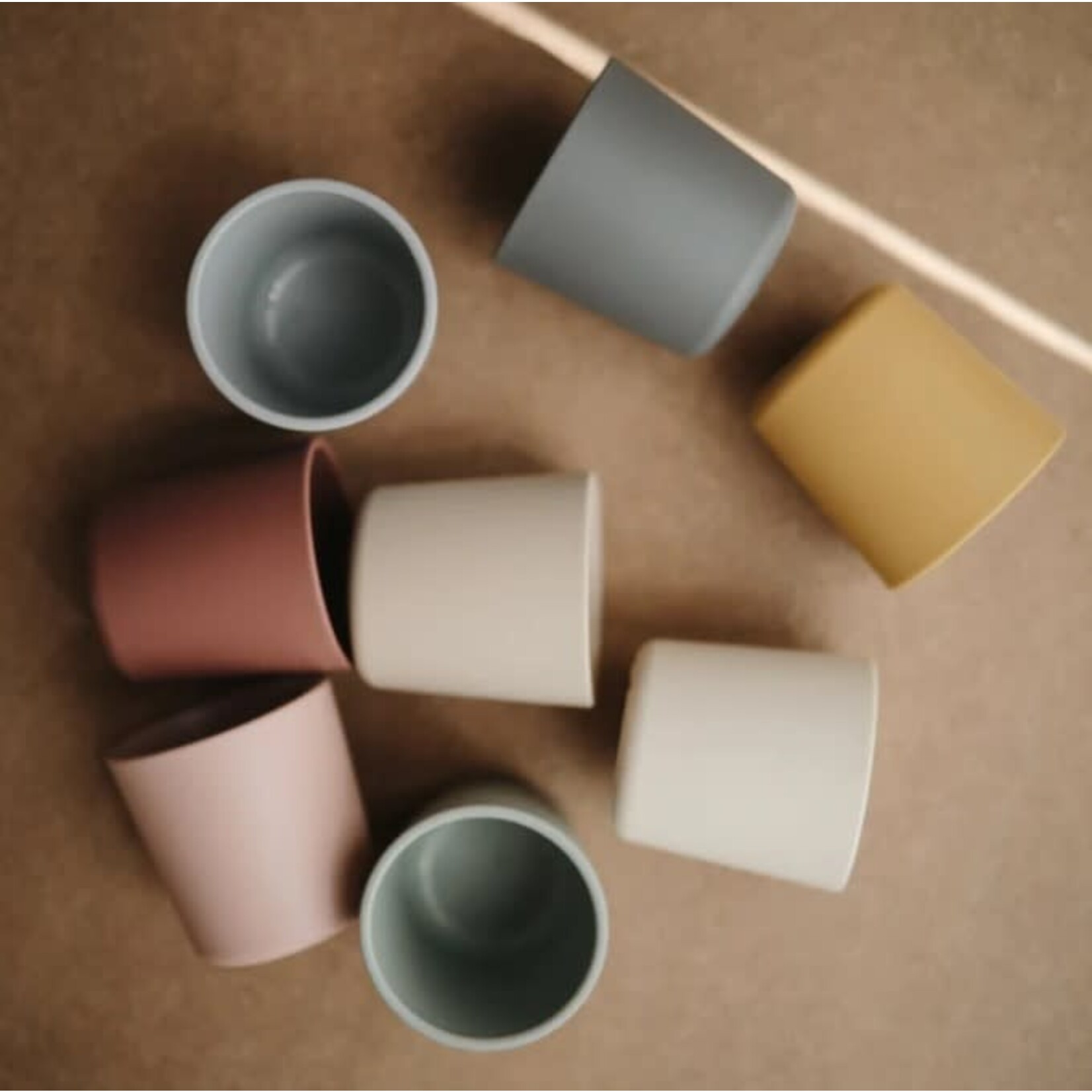 Mushie Mushie - Beker - Ivory - 2 stuks
