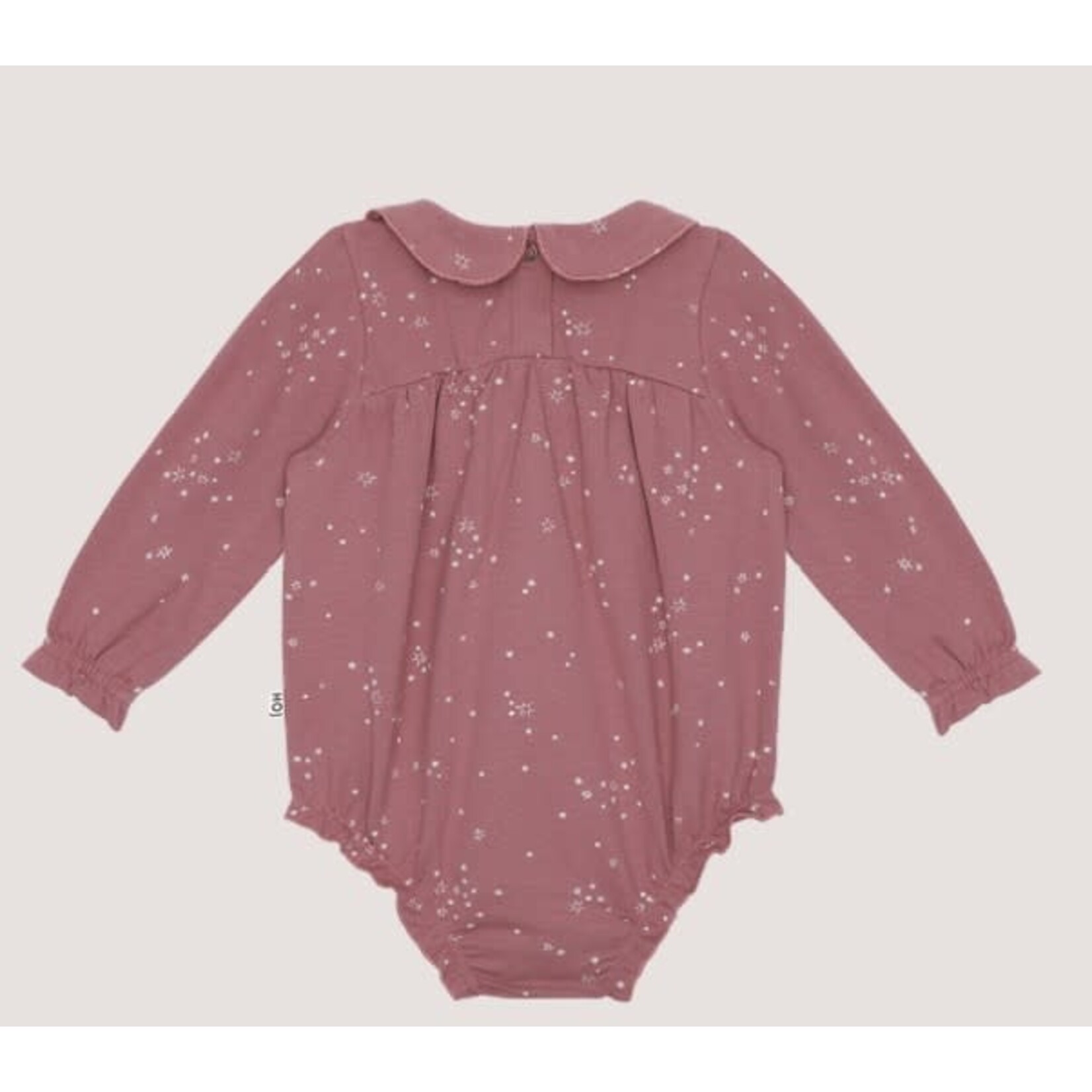 House of Jamie House of Jamie - Girls Rompersuit (LS): Hearts & Twinkles
