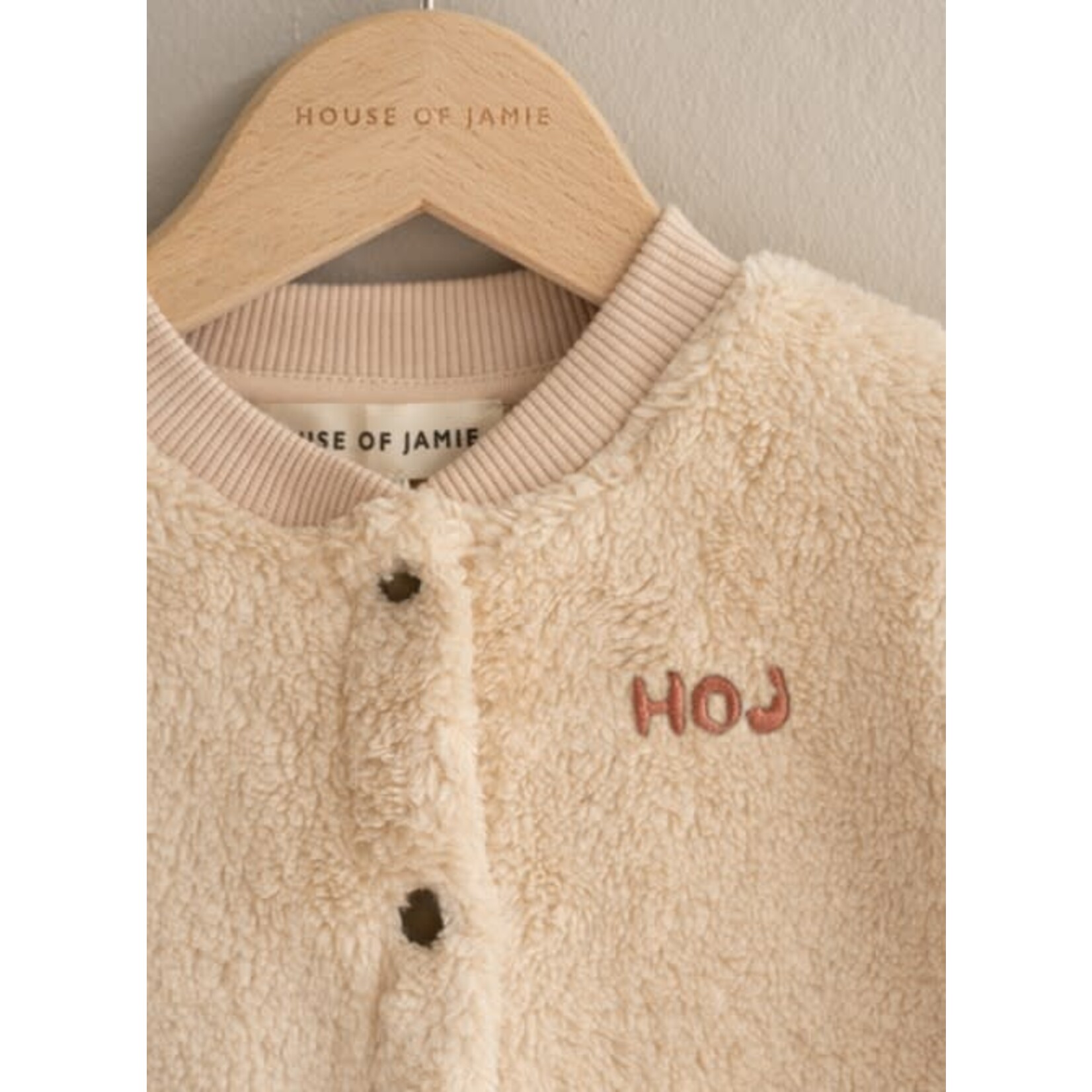 House of Jamie House of Jamie - Plush Jumpsuit: Oatmeal