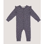 House of Jamie House of Jamie - Ruffled Button Jumpsuit: Stardust Floral