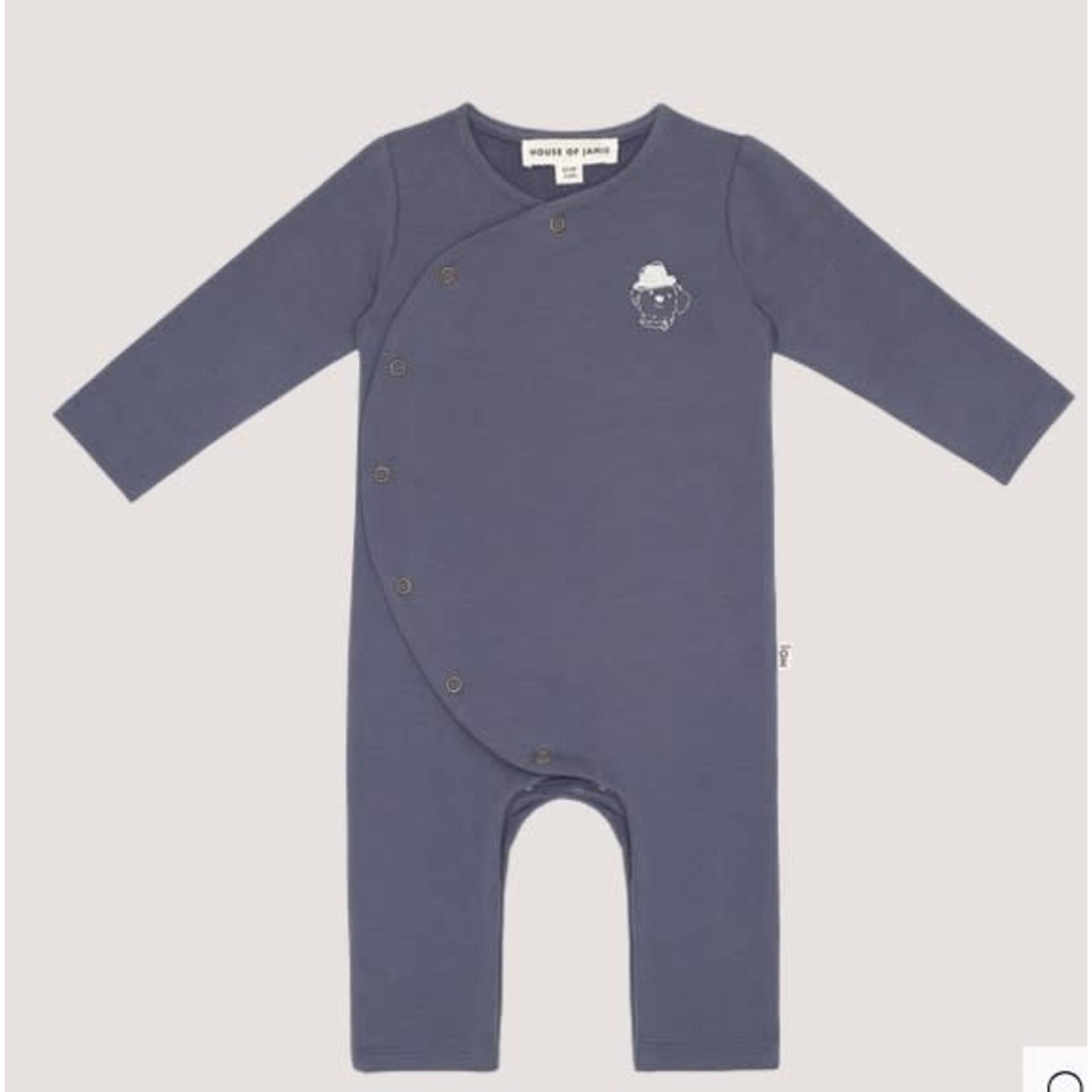 House of Jamie House of Jamie - Newborn Boys Babysuit: Stardust Blue