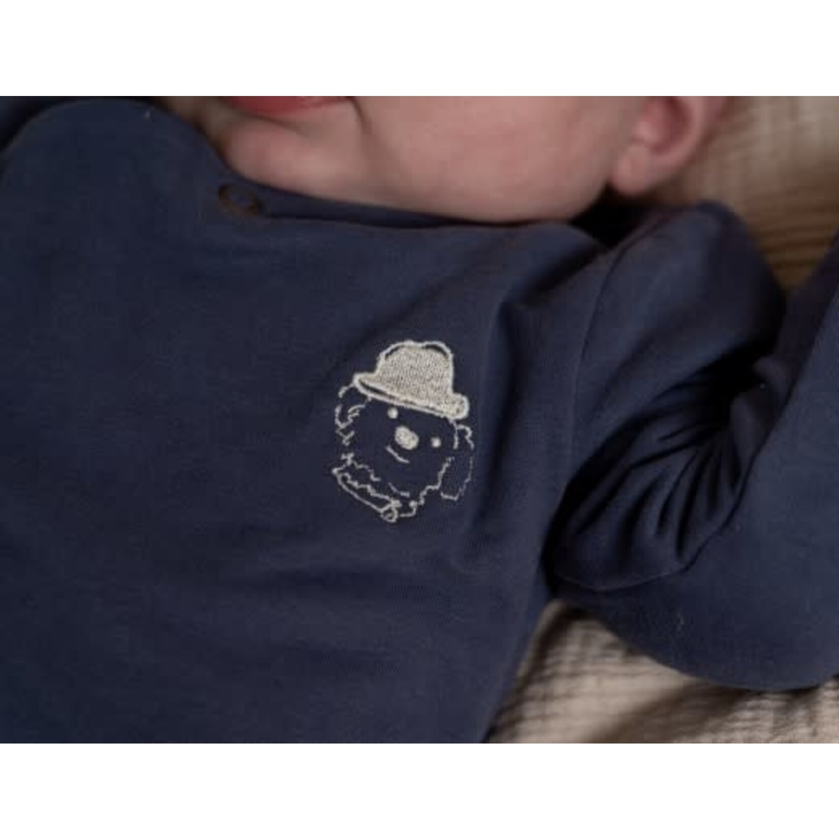 House of Jamie House of Jamie - Newborn Boys Babysuit: Stardust Blue