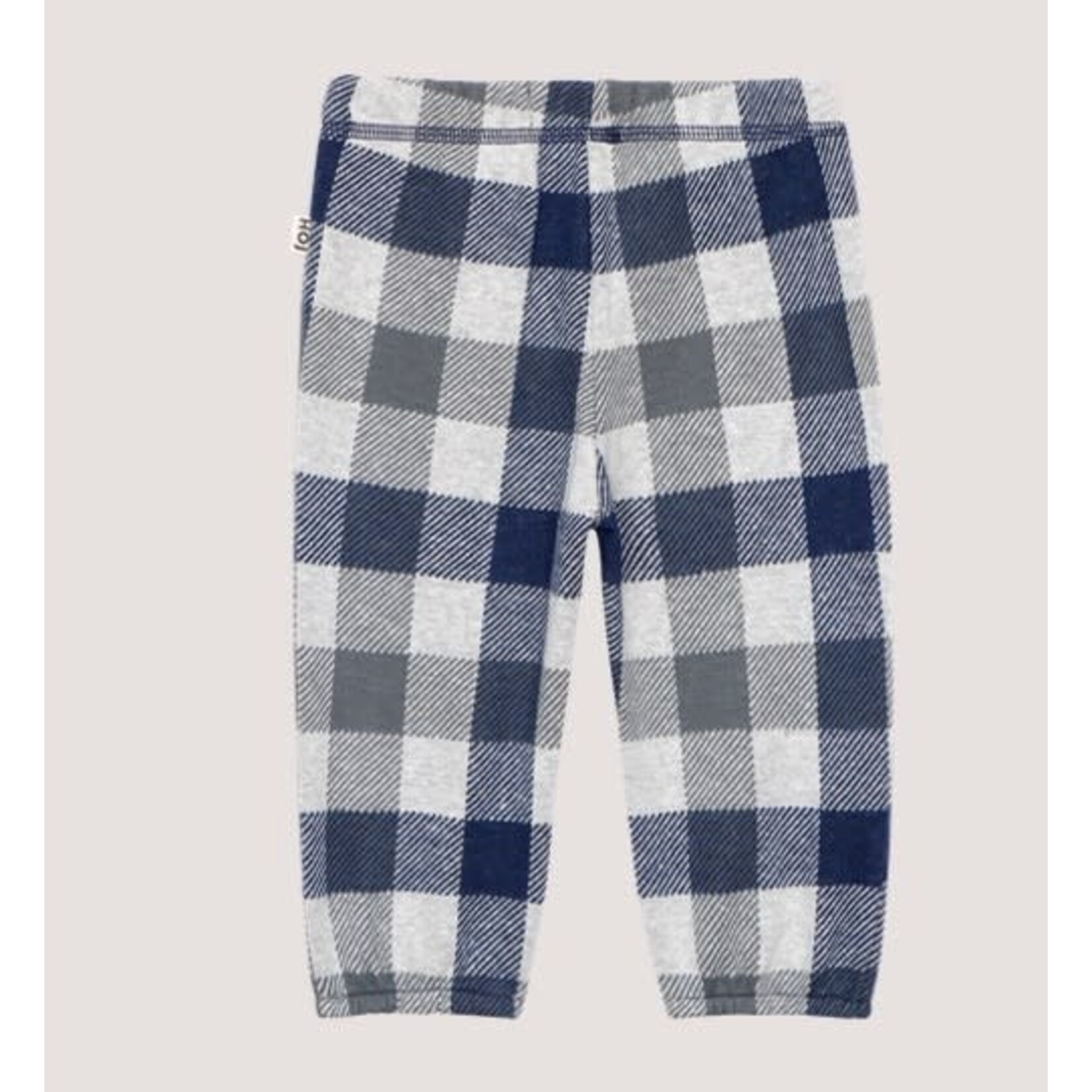House of Jamie House of Jamie - Baby Relaxed Pants: Blue Check