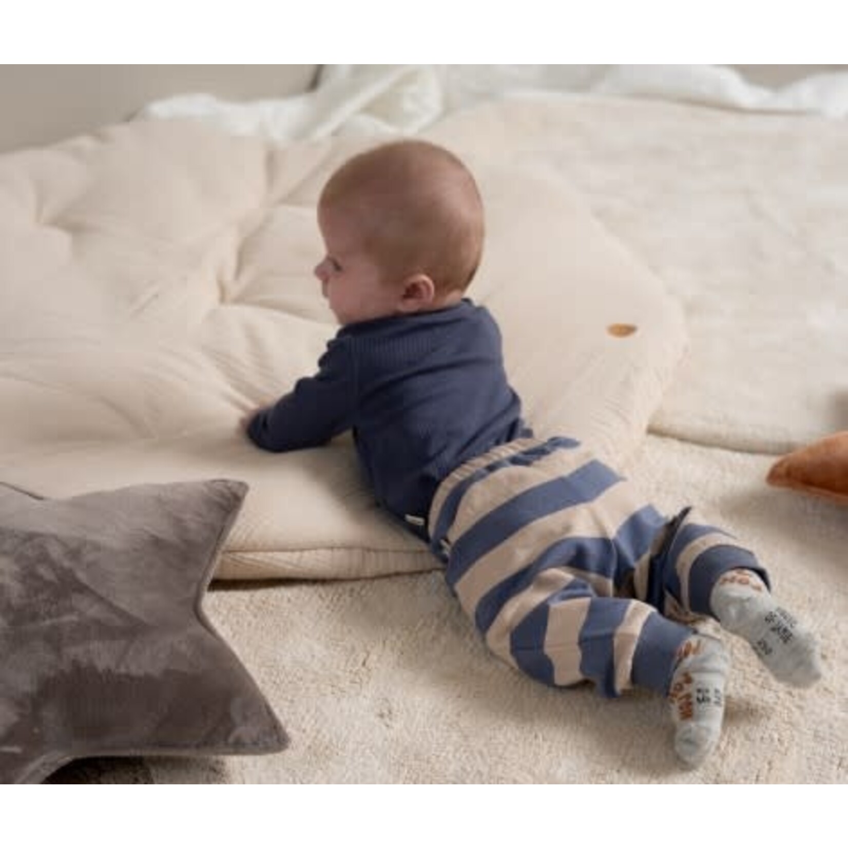 House of Jamie House of Jamie - Baby Joggers: Chalk Blue Stripes