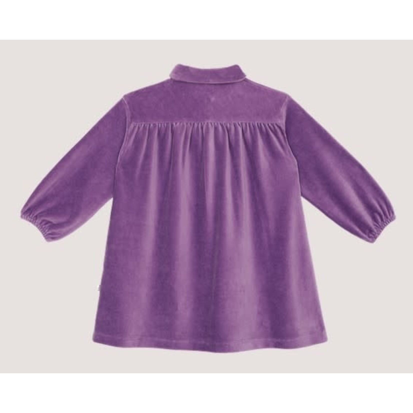 House of Jamie House of Jamie - Shirt Collar Dress: Magic Purple