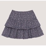 House of Jamie House of Jamie - Ruffled Skirt: Stardust Golden Floral