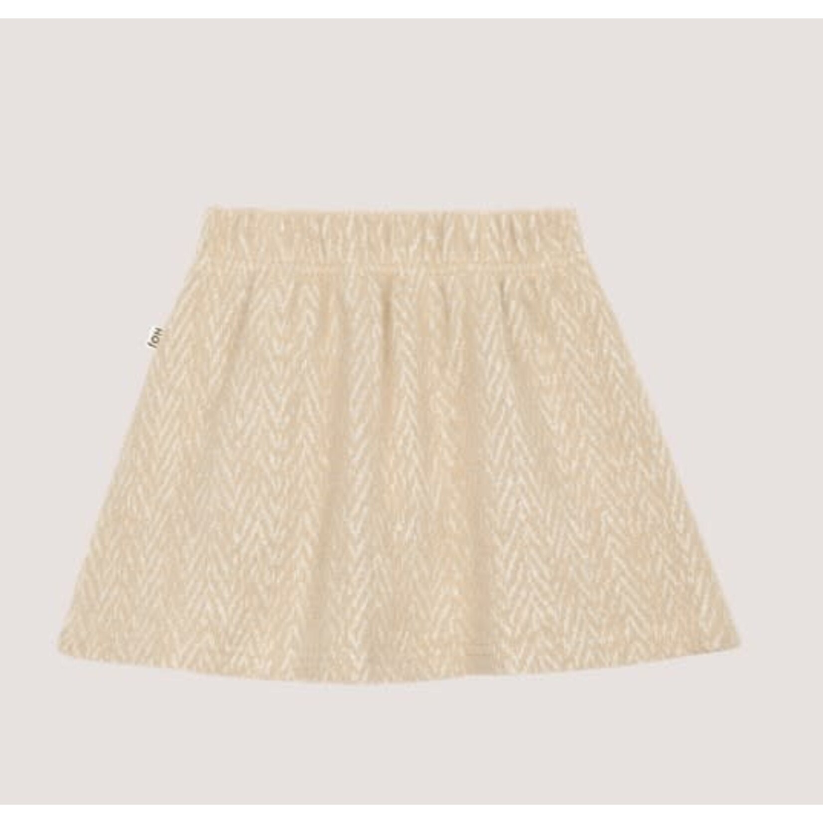 House of Jamie House of Jamie - Mini Bow Skirt: Classic Fishbone