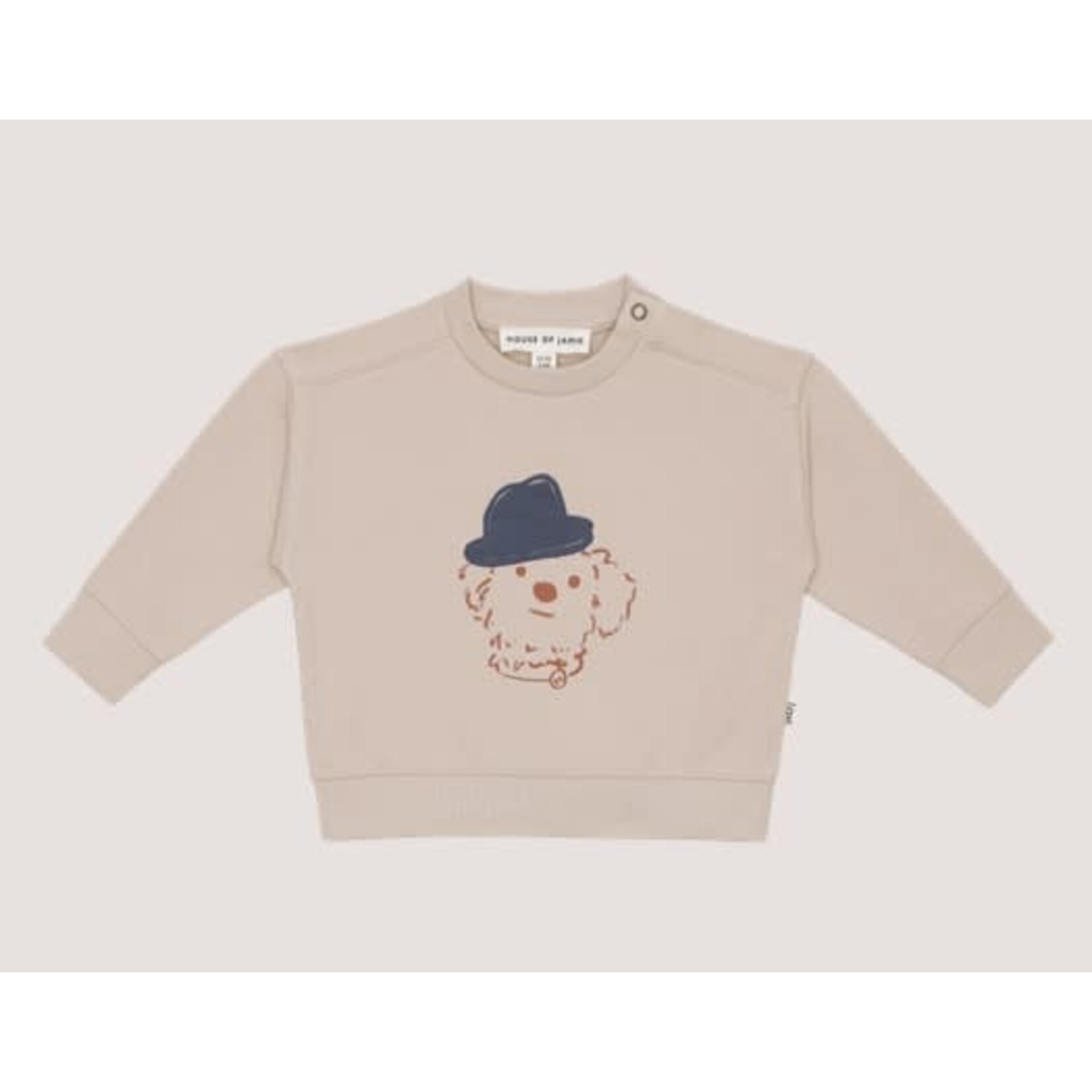 House of Jamie House of Jamie - Baby Boys Sweater: French Grey