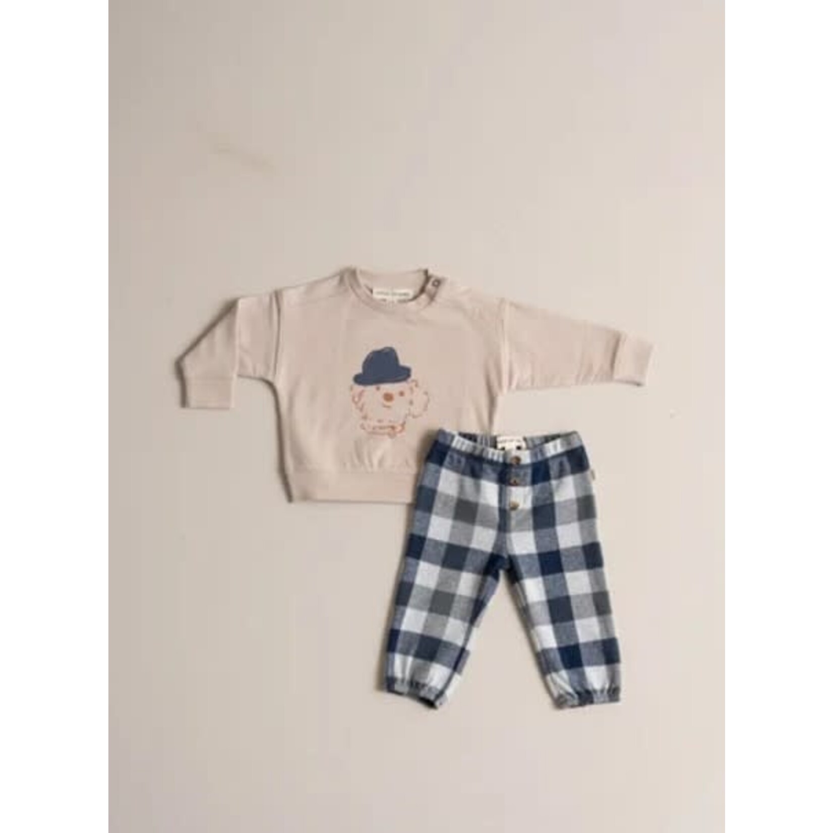 House of Jamie House of Jamie - Baby Boys Sweater: French Grey