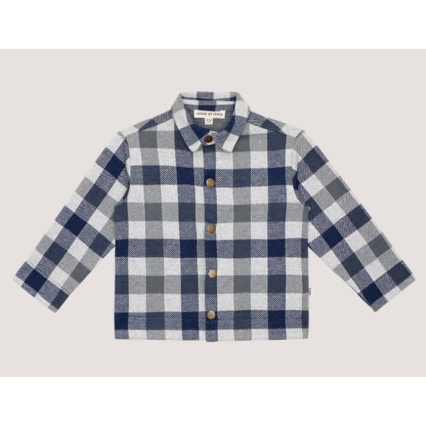 House of Jamie House of Jamie - Overshirt: Blue Check