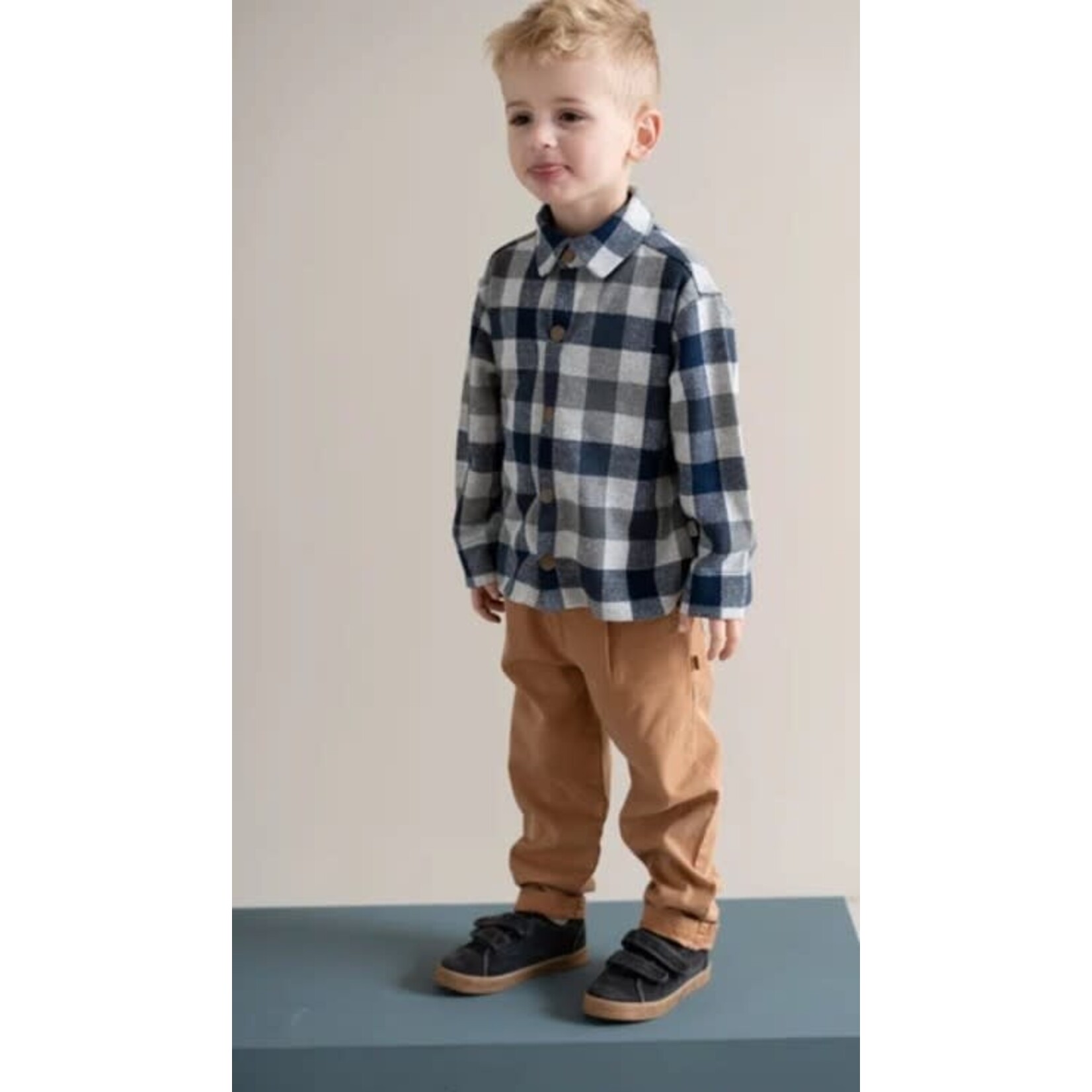 House of Jamie House of Jamie - Overshirt: Blue Check
