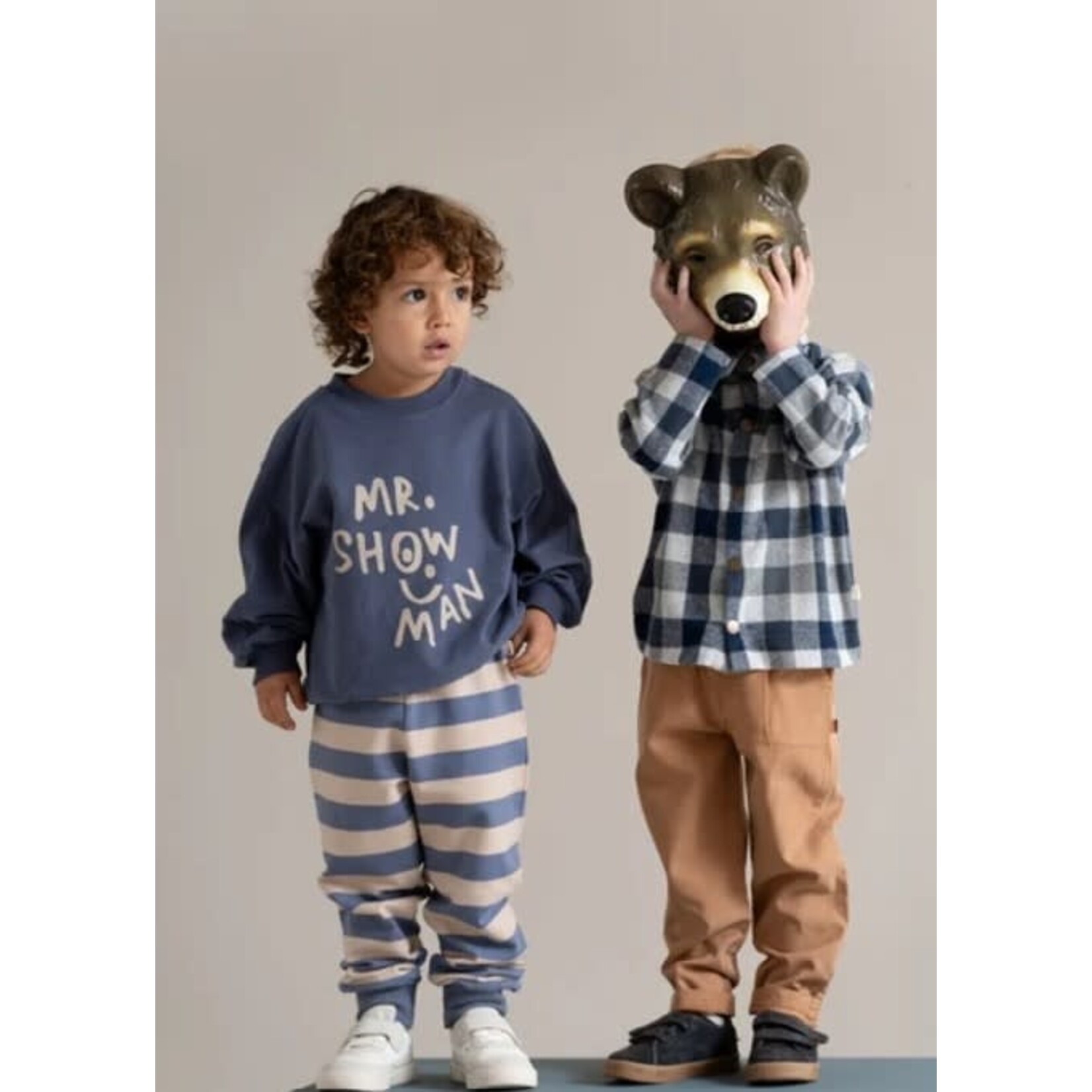 House of Jamie House of Jamie - Overshirt: Blue Check