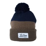 Lil' Boo Lil’ Boo Rainbow Beanie (Toddler) - Brown/Navy