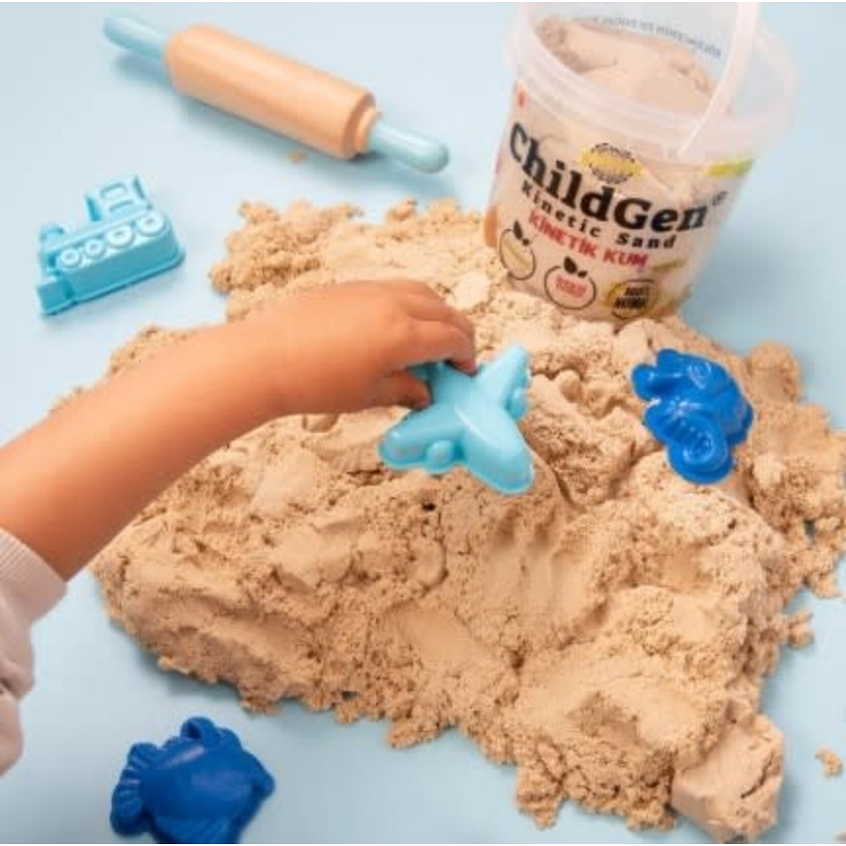 Childgen Childgen - Kinetisch zand (100% natuurlijk!) - 500g - Geel
