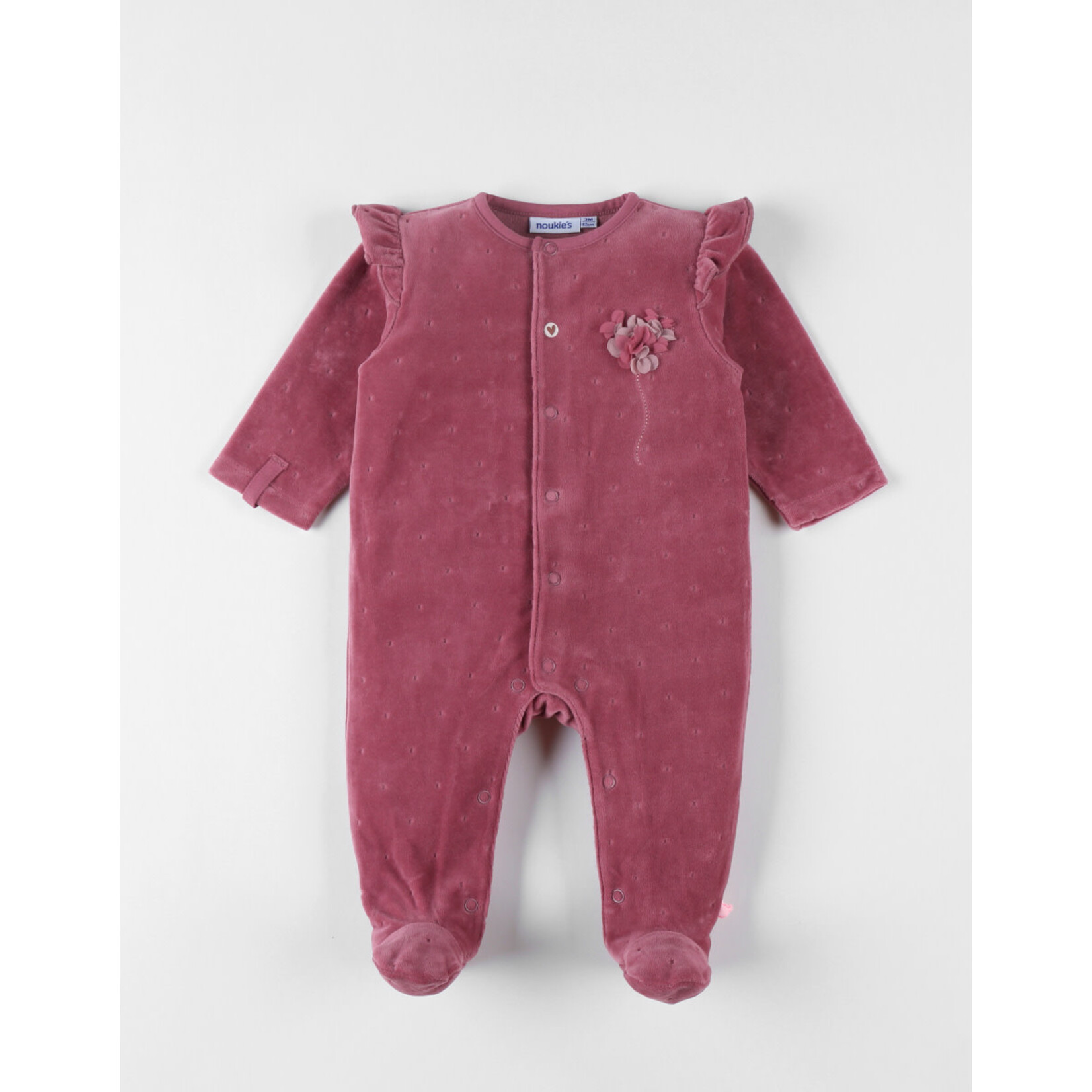 Noukie's Noukie's - Corduroy fluwelen pyjama, hart