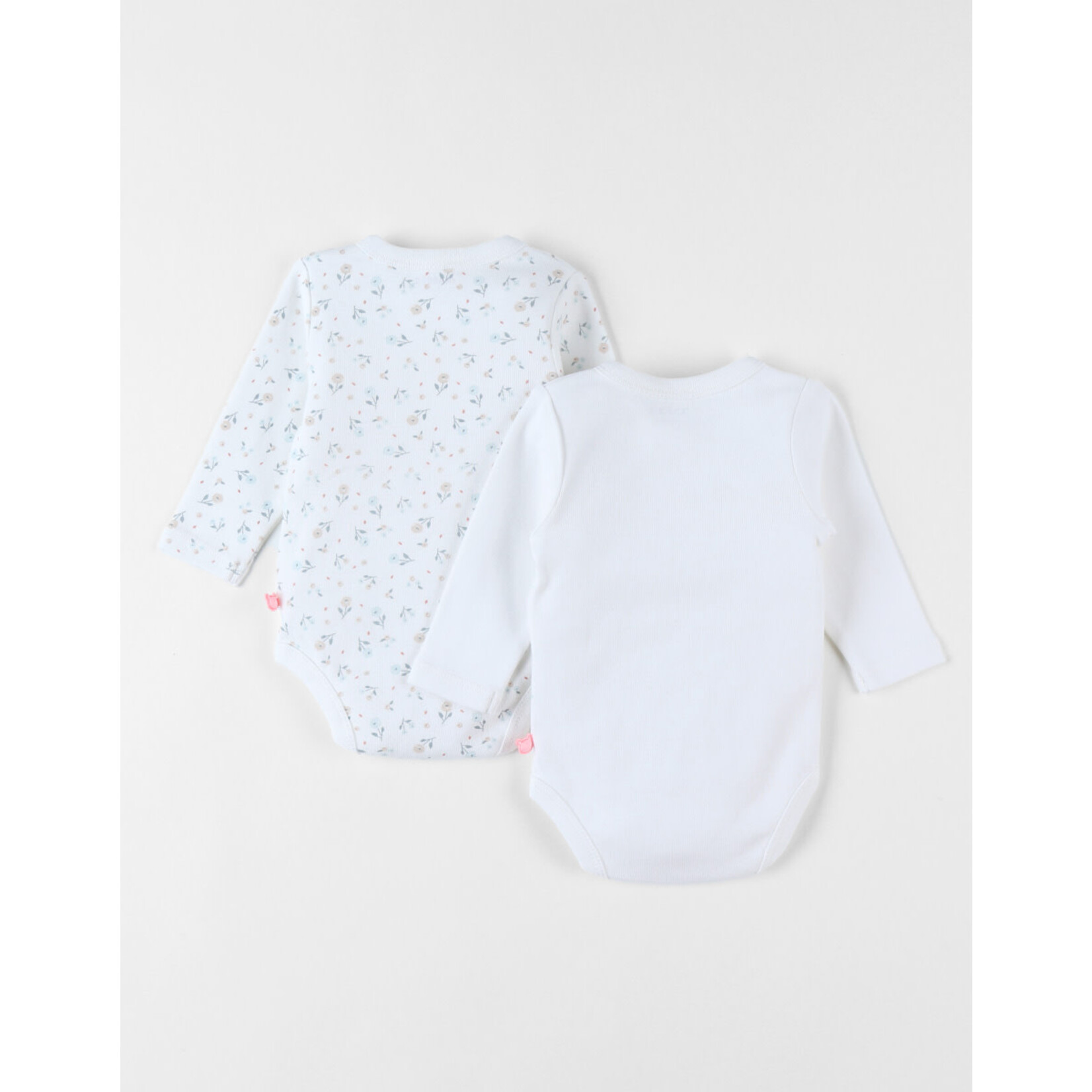 Noukie's Noukie's - Set van 2 jersey overslagrompers, Little flowers