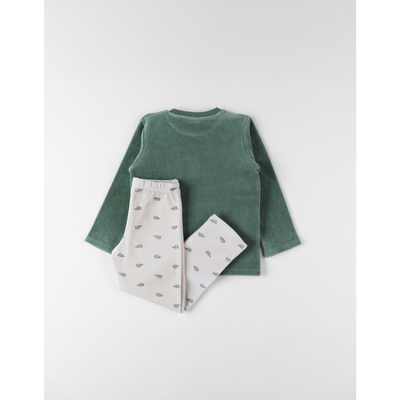 Noukie's Noukie's - Corduroy fluwelen pyjama, beer 4Y