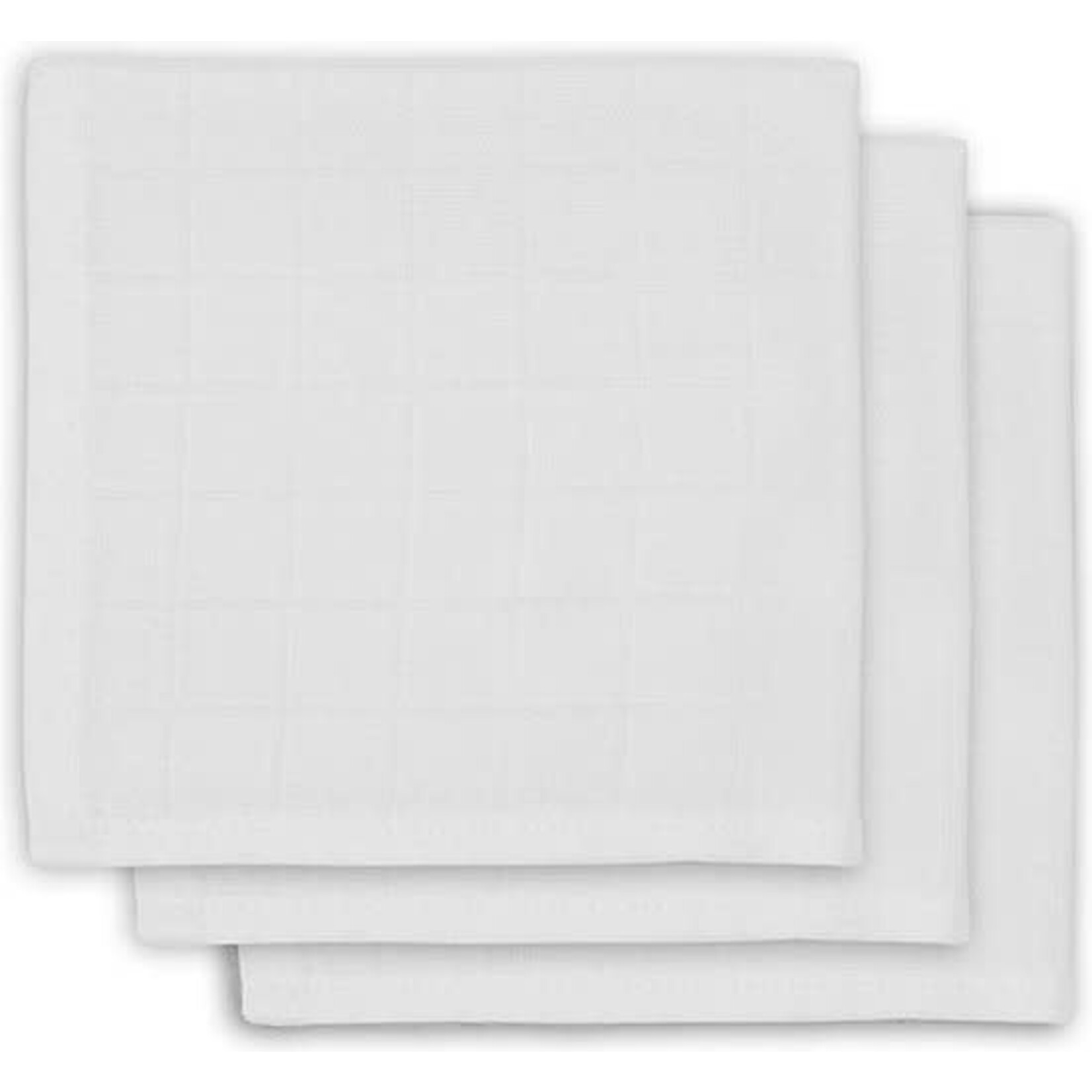 Jollein Jollein - Monddoekje Bamboe Wit (3pack)