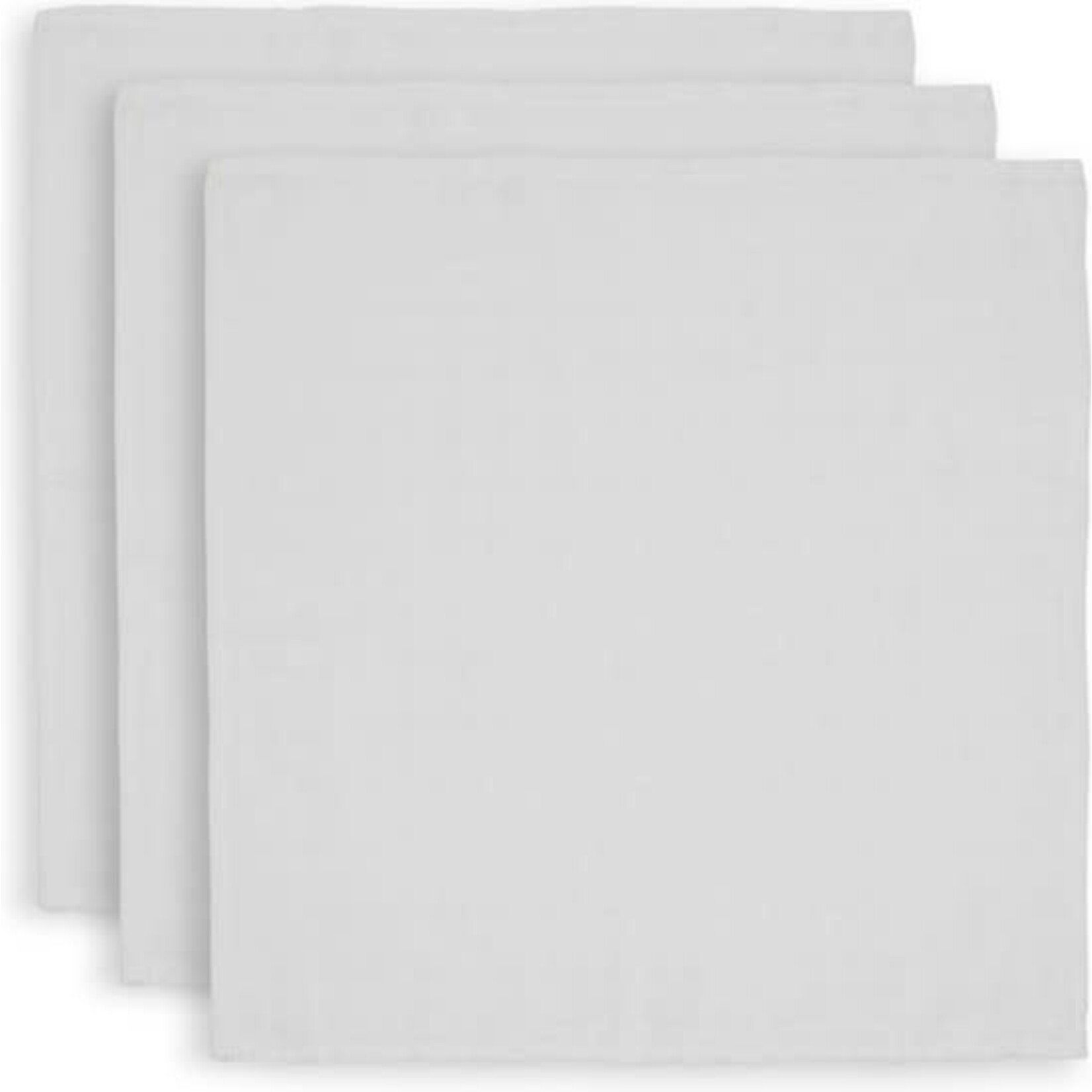 Jollein Jollein - Monddoekje Bamboe Wit (3pack)