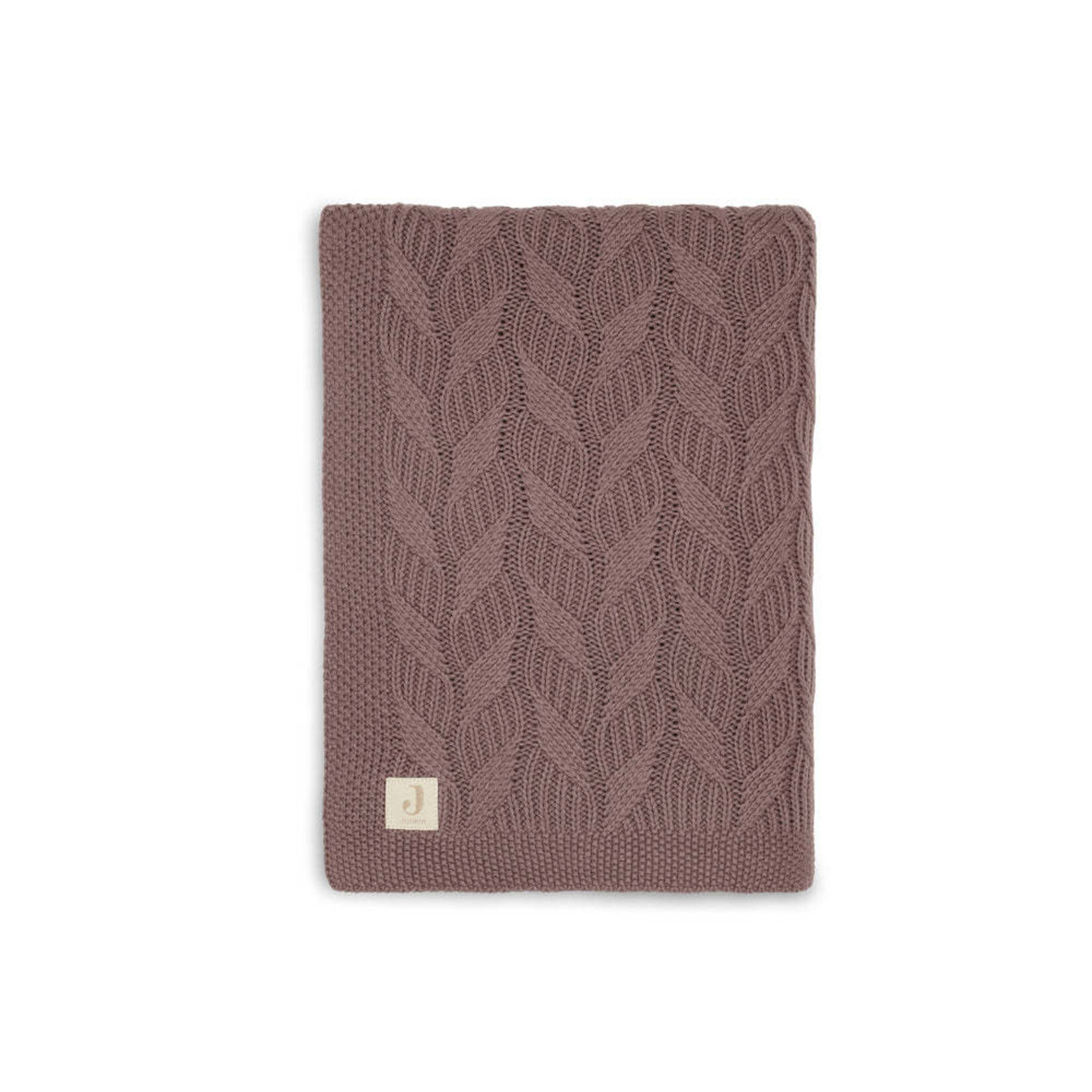 Jollein Jollein - Deken Wieg 75x100cm Spring Knit Chestnut