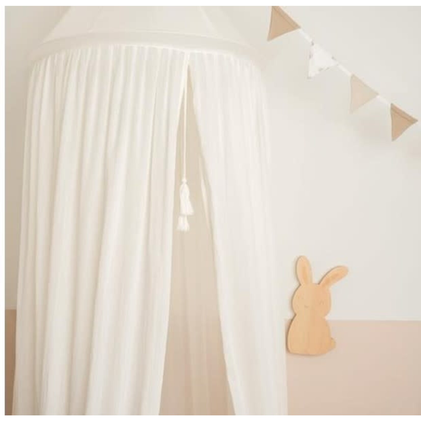 Little Dutch Little Dutch - Klamboe hydrofiel Soft White - 250x54cm
