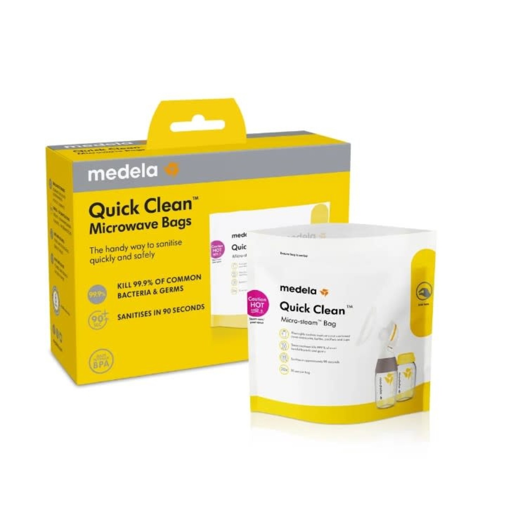 Medela Medela - QuickClean Magnetronzakken (verpakt per 5 stuks)