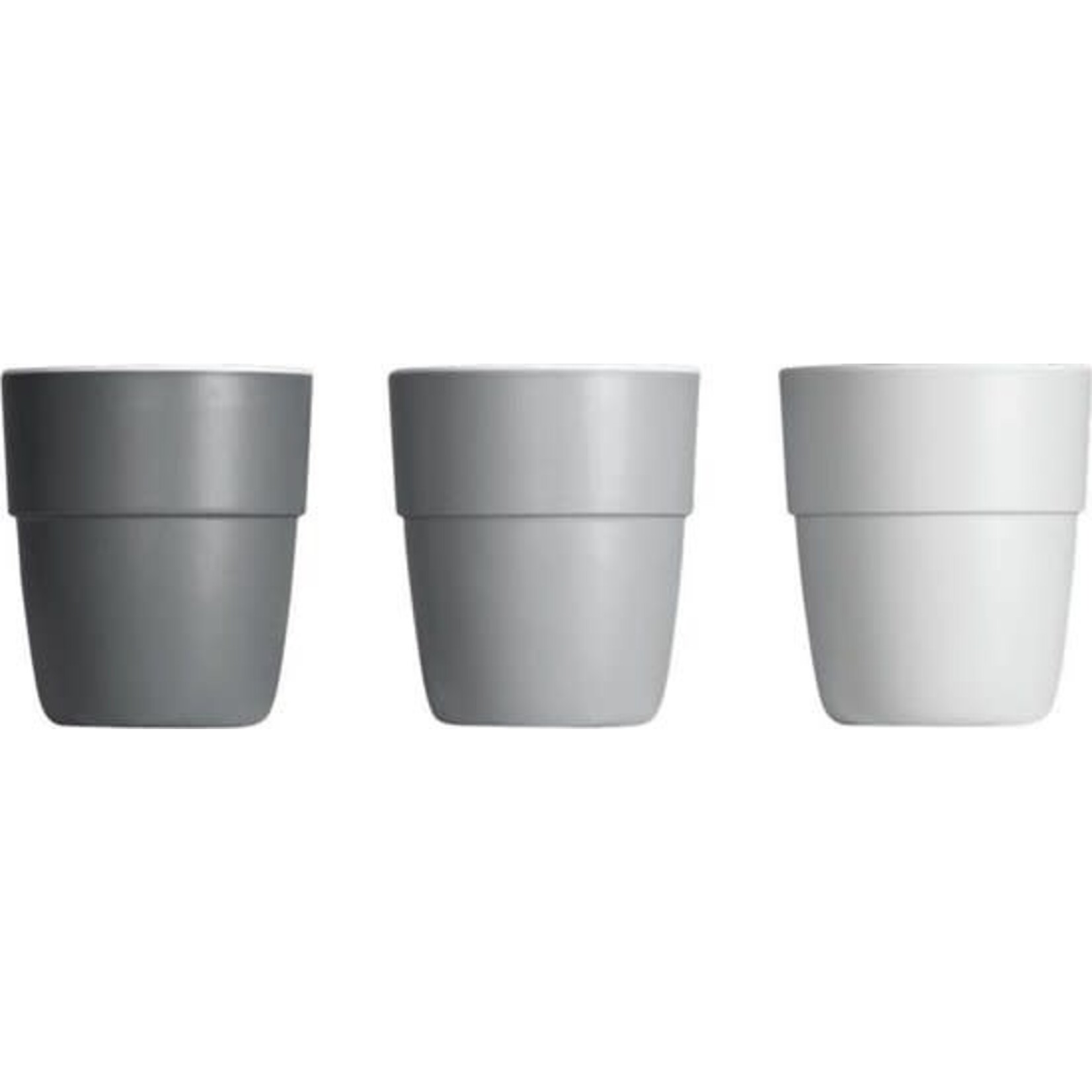 Done by Deer Done by Deer - Yummy mini mugs (3 pcs) - Grey