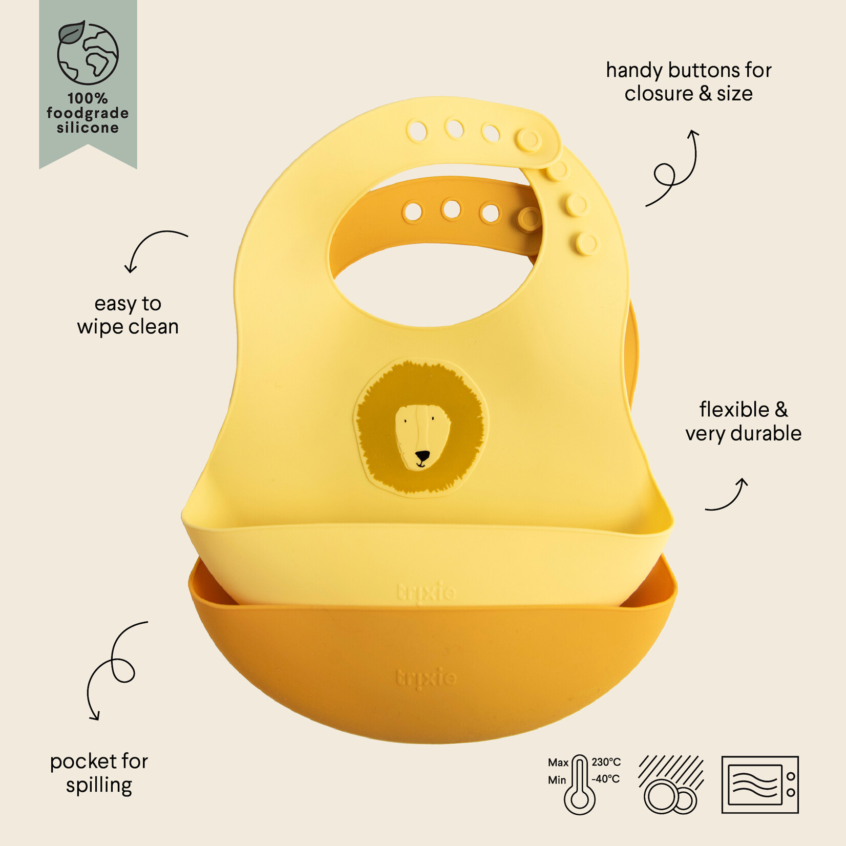 Trixie Trixie - Silicone slab 2-pack - Mr. Lion