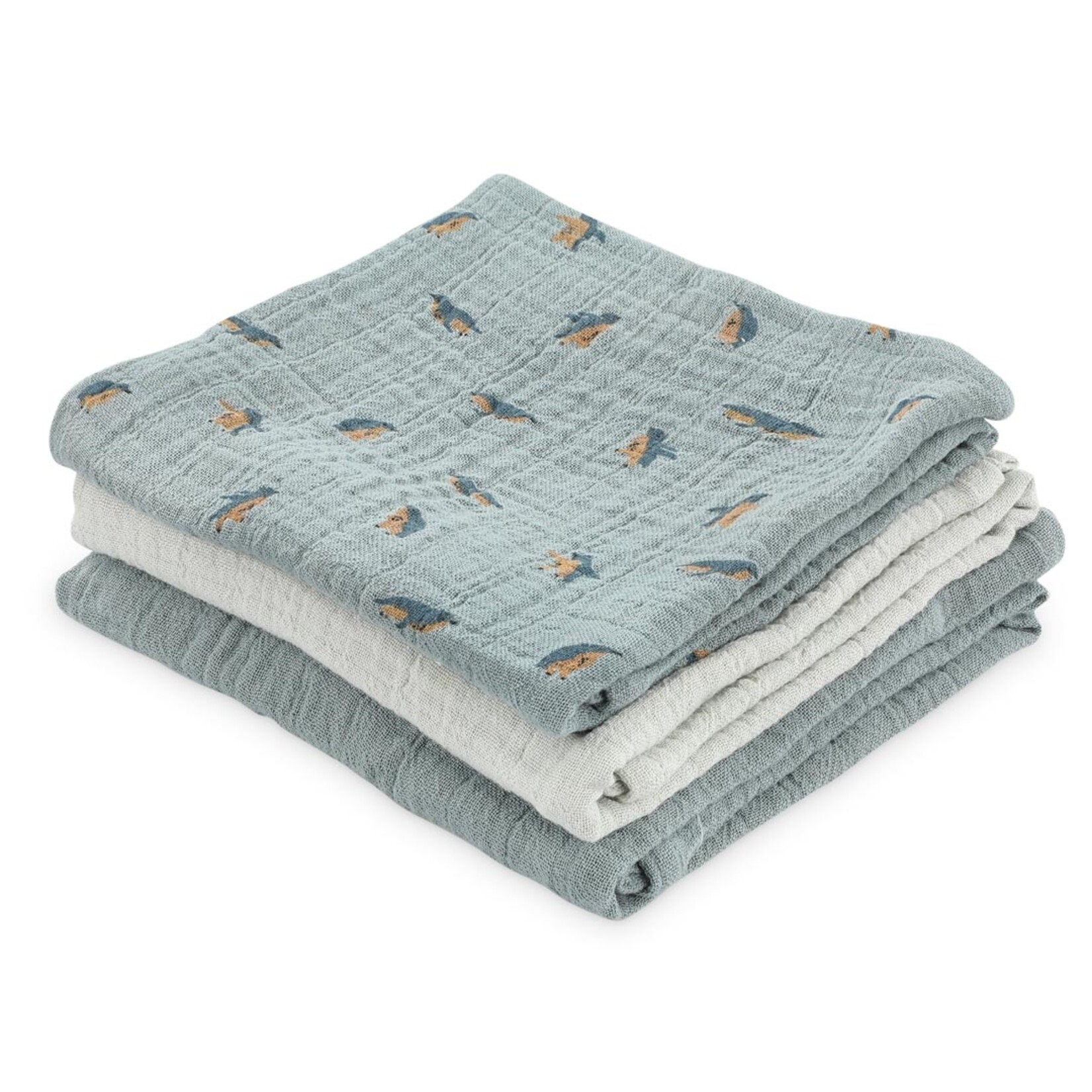 Trixie Trixie - Tetra doeken 3-pack mix  55x55cm - Peppy Penguins