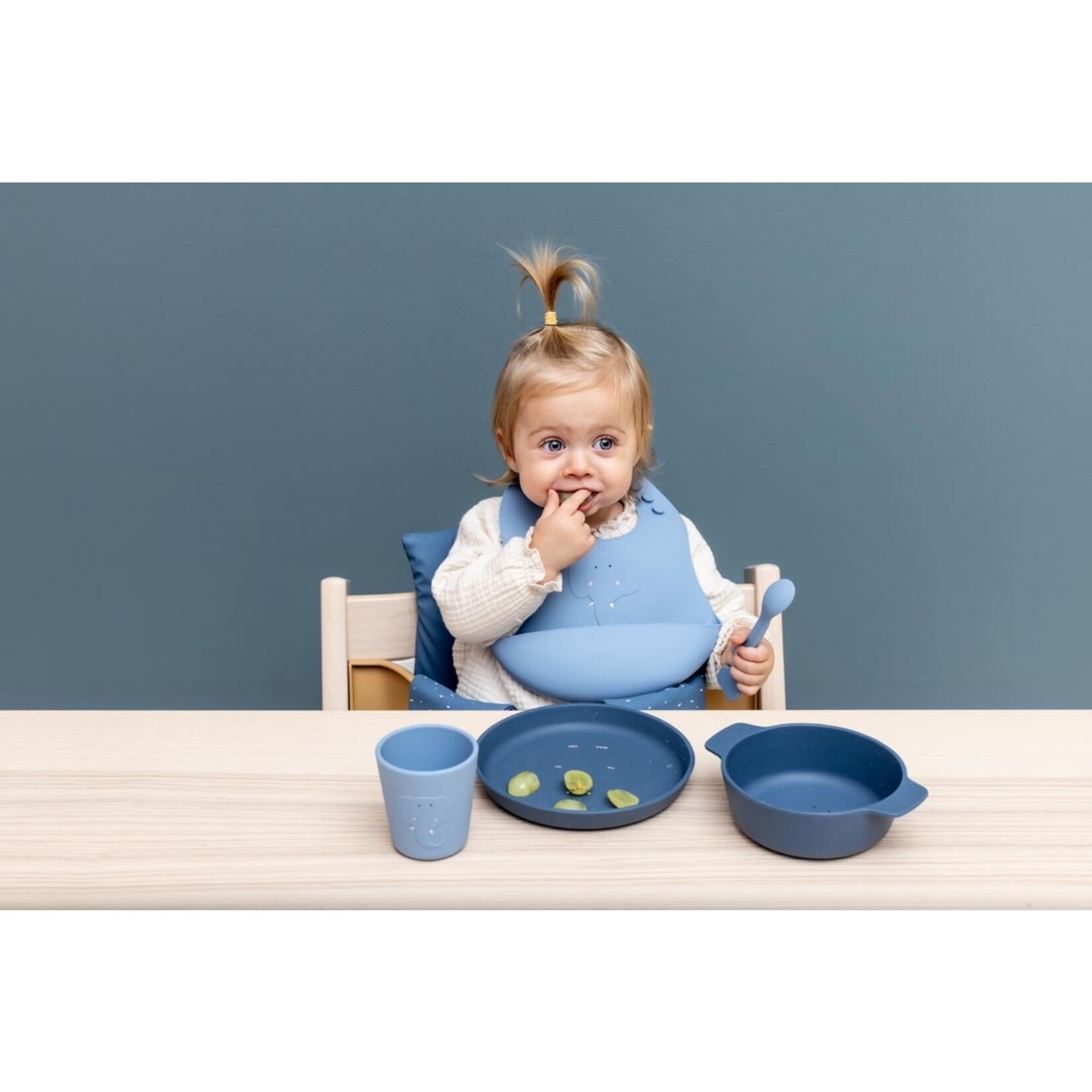 Trixie Trixie - Silicone beker 2-pack- Mrs. Elephant