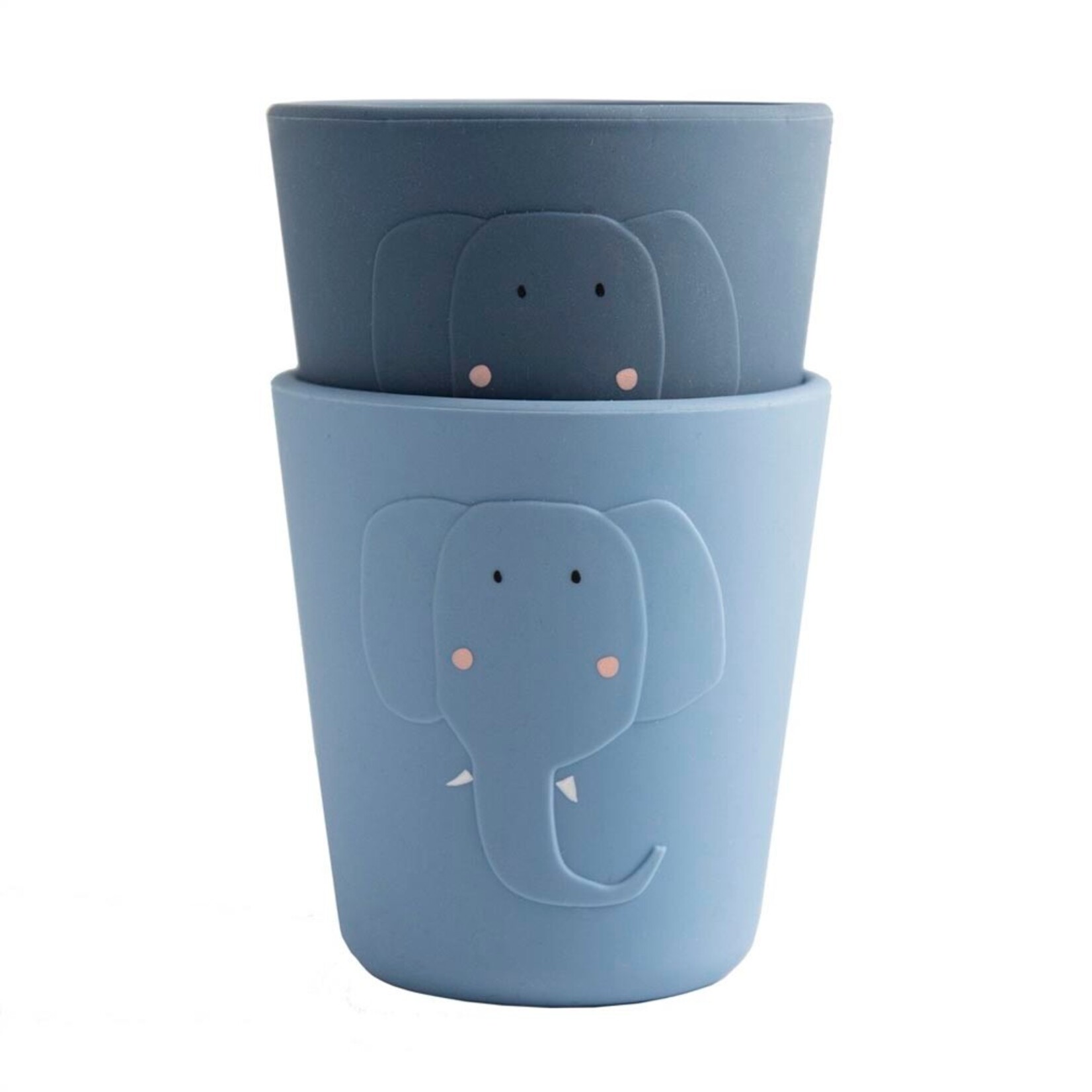 Trixie Trixie - Silicone beker 2-pack- Mrs. Elephant