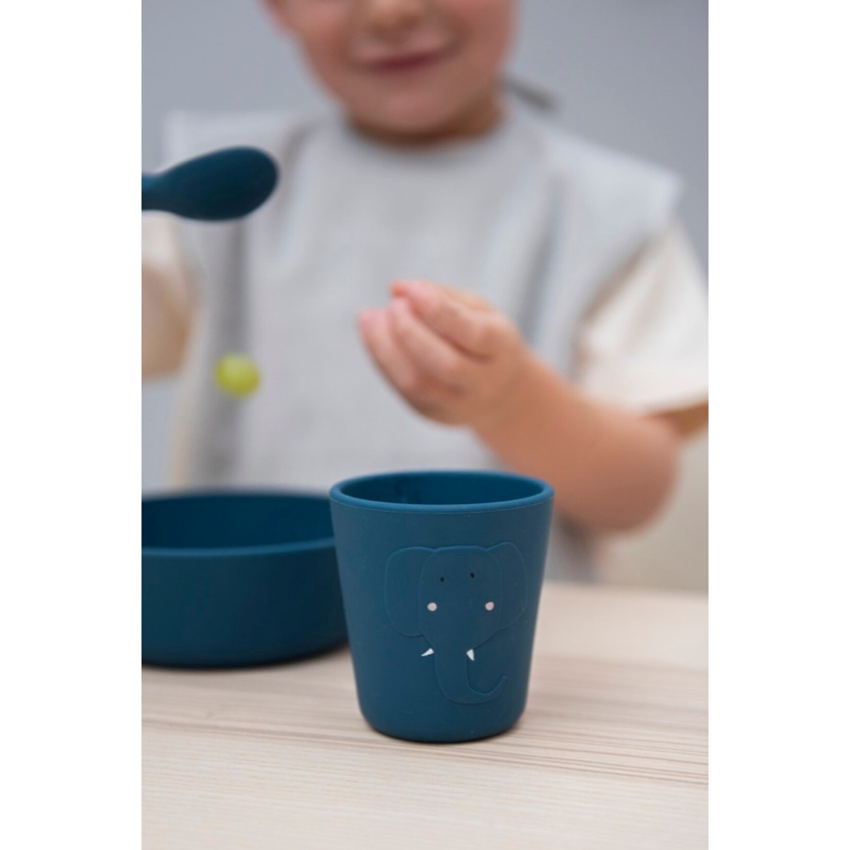 Trixie Trixie - Silicone beker 2-pack- Mrs. Elephant