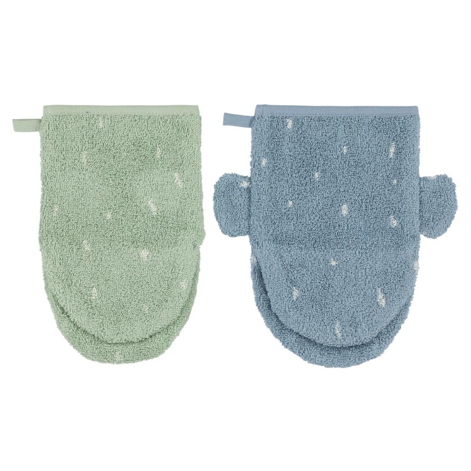 Trixie Trixie - Washandjes 2-pack Mr. Polar Bear - Mrs. Elephant