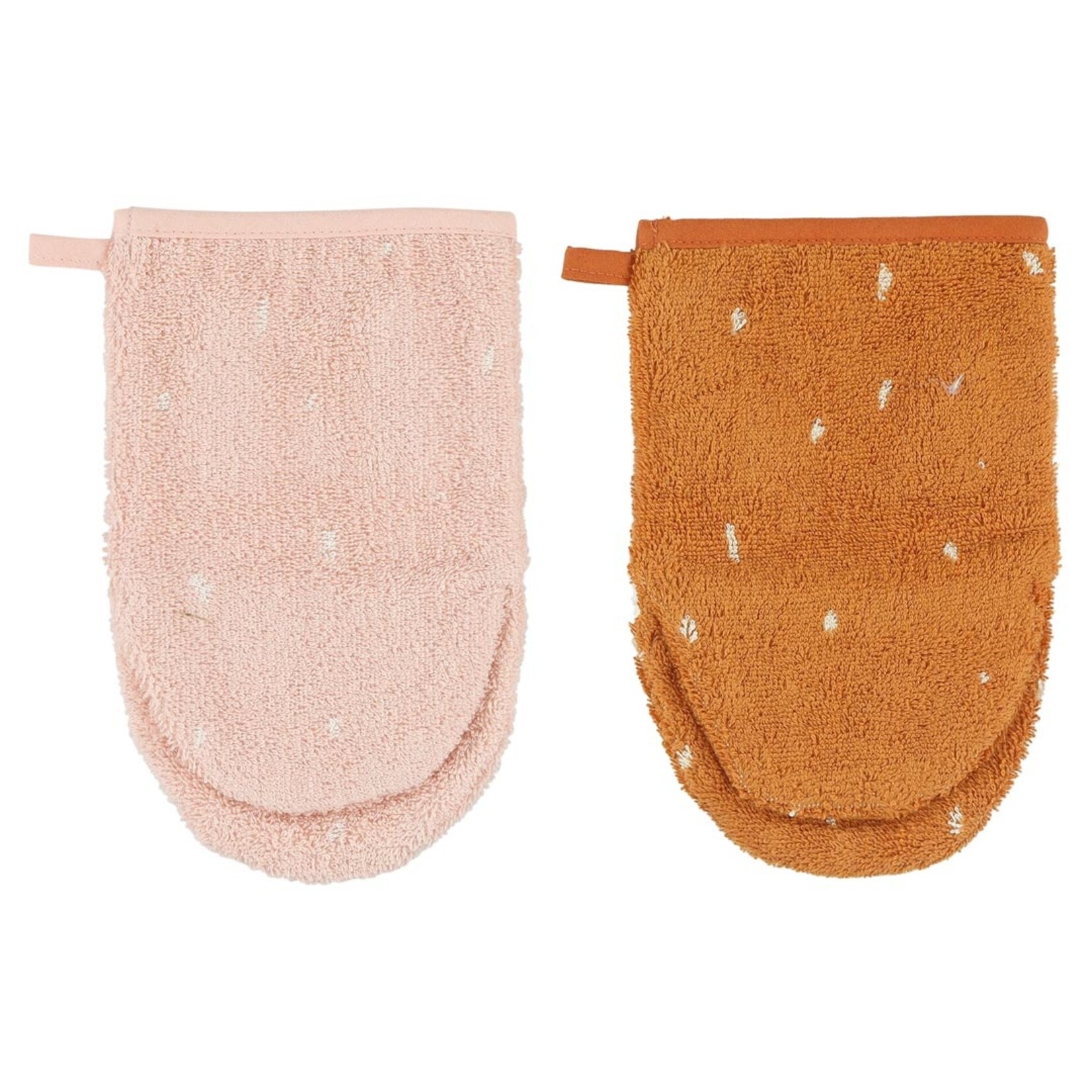 Trixie Trixie - Washandjes 2-pack Mrs. Rabbit - Mr. Fox