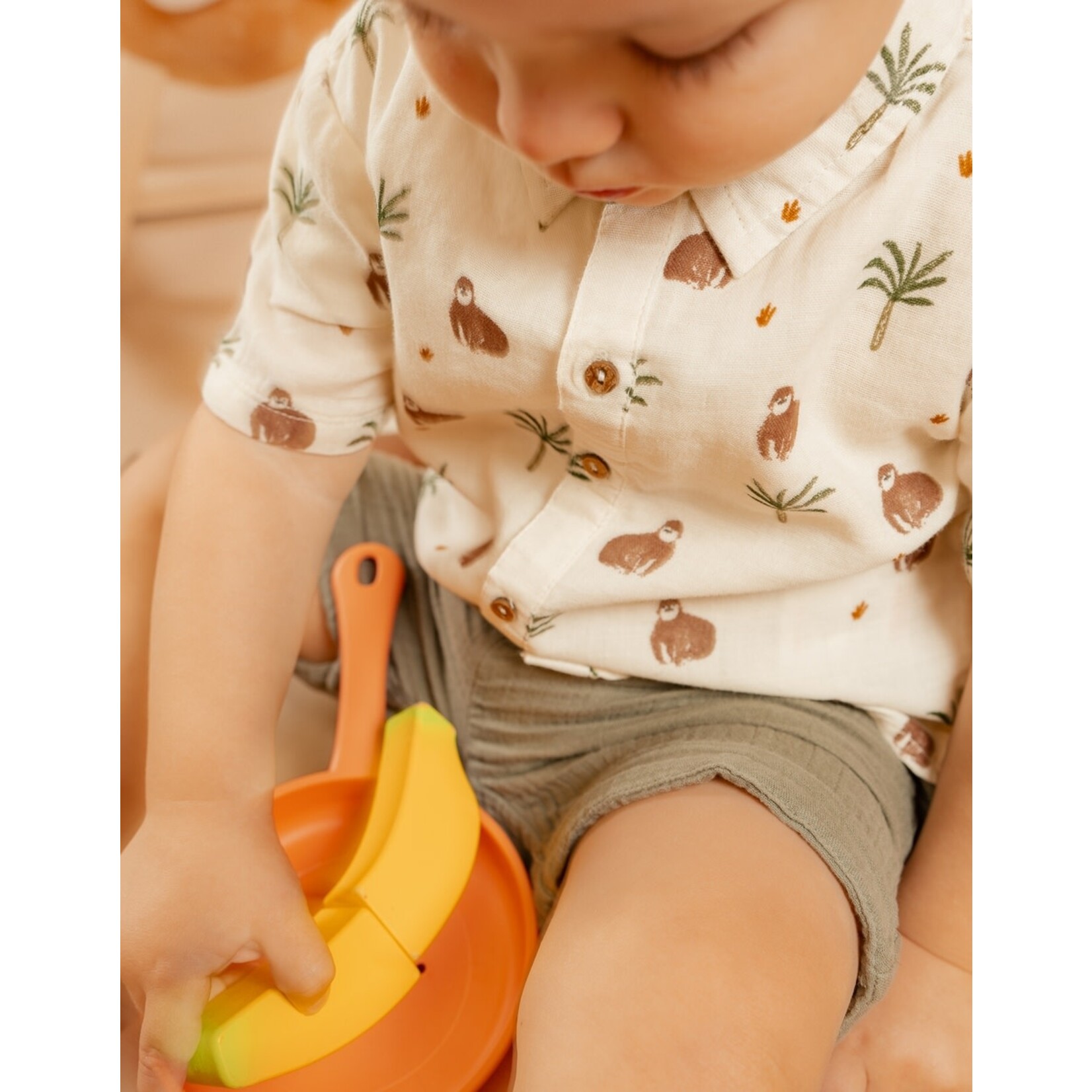 Noukie's Noukie's - Set Hemd met Short - Cute Gorilla